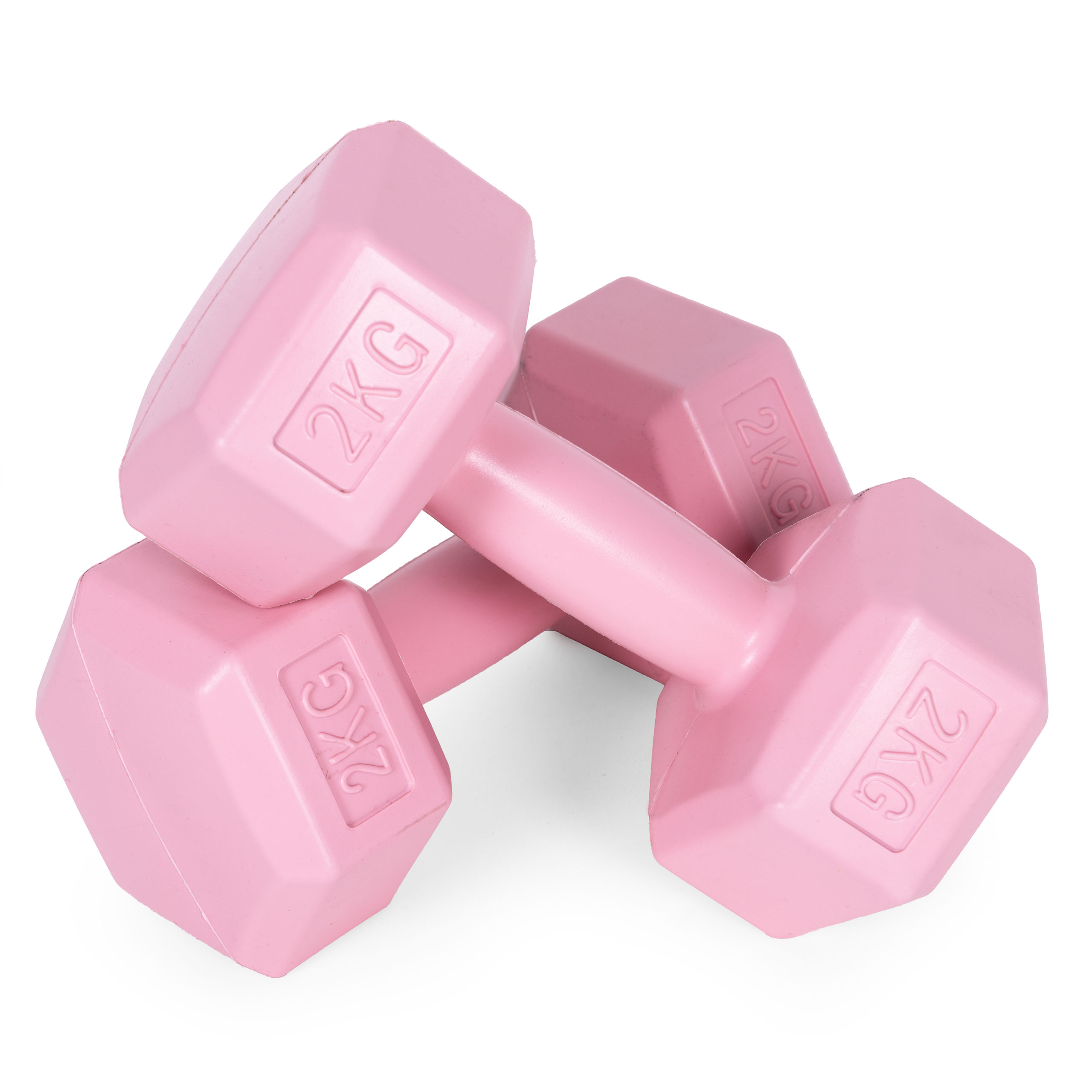 Šešiakampiai hantelia 2x2 kg  modernhome