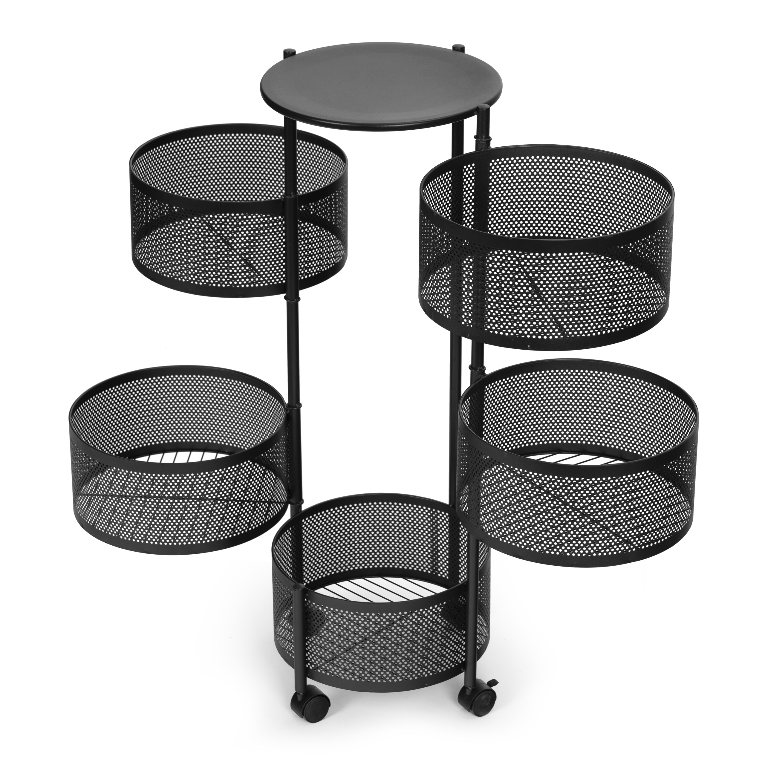 Metalinė lentyna su sukamu mechanizmu, 5 pakopos, modernhome