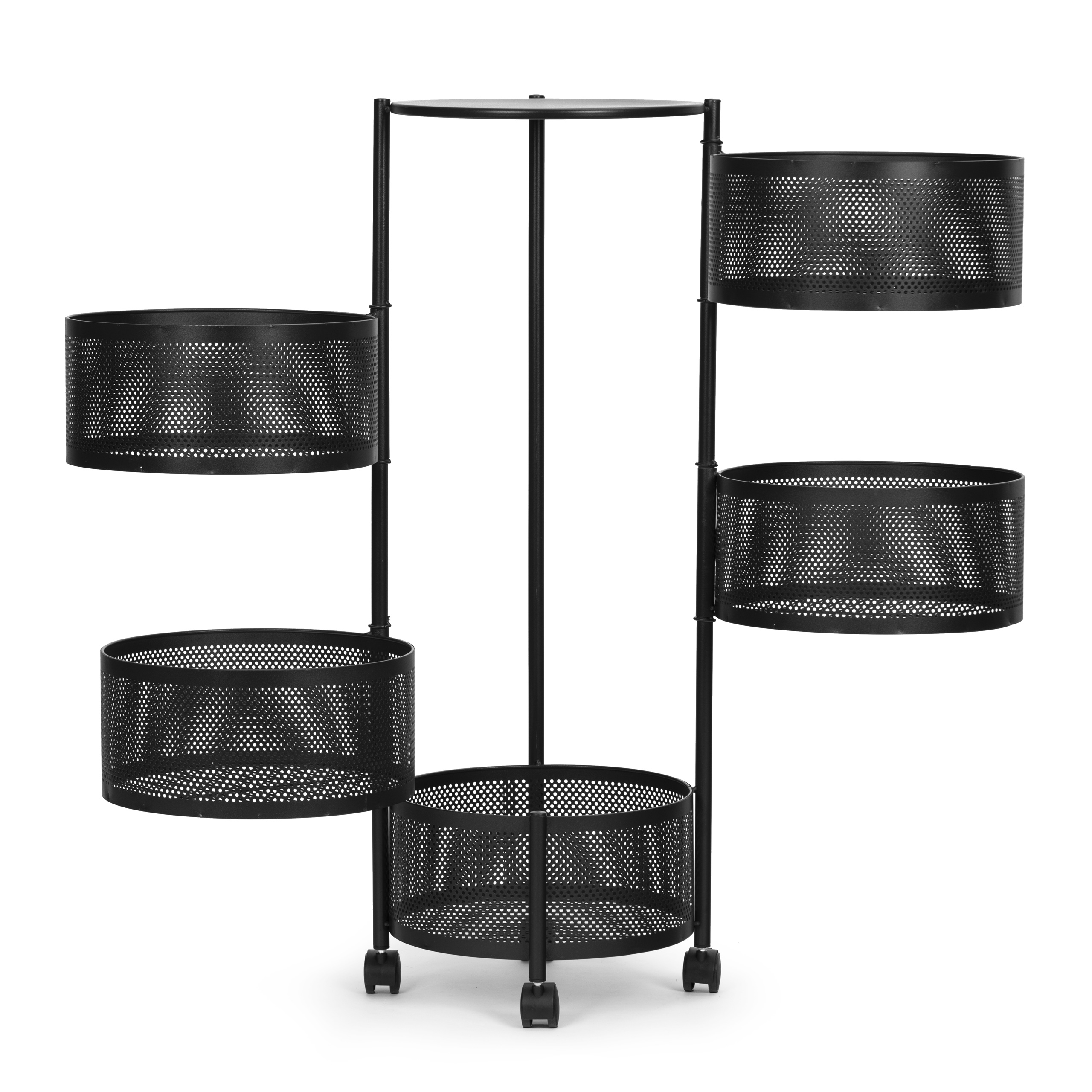 Metalinė lentyna su sukamu mechanizmu, 5 pakopos, modernhome
