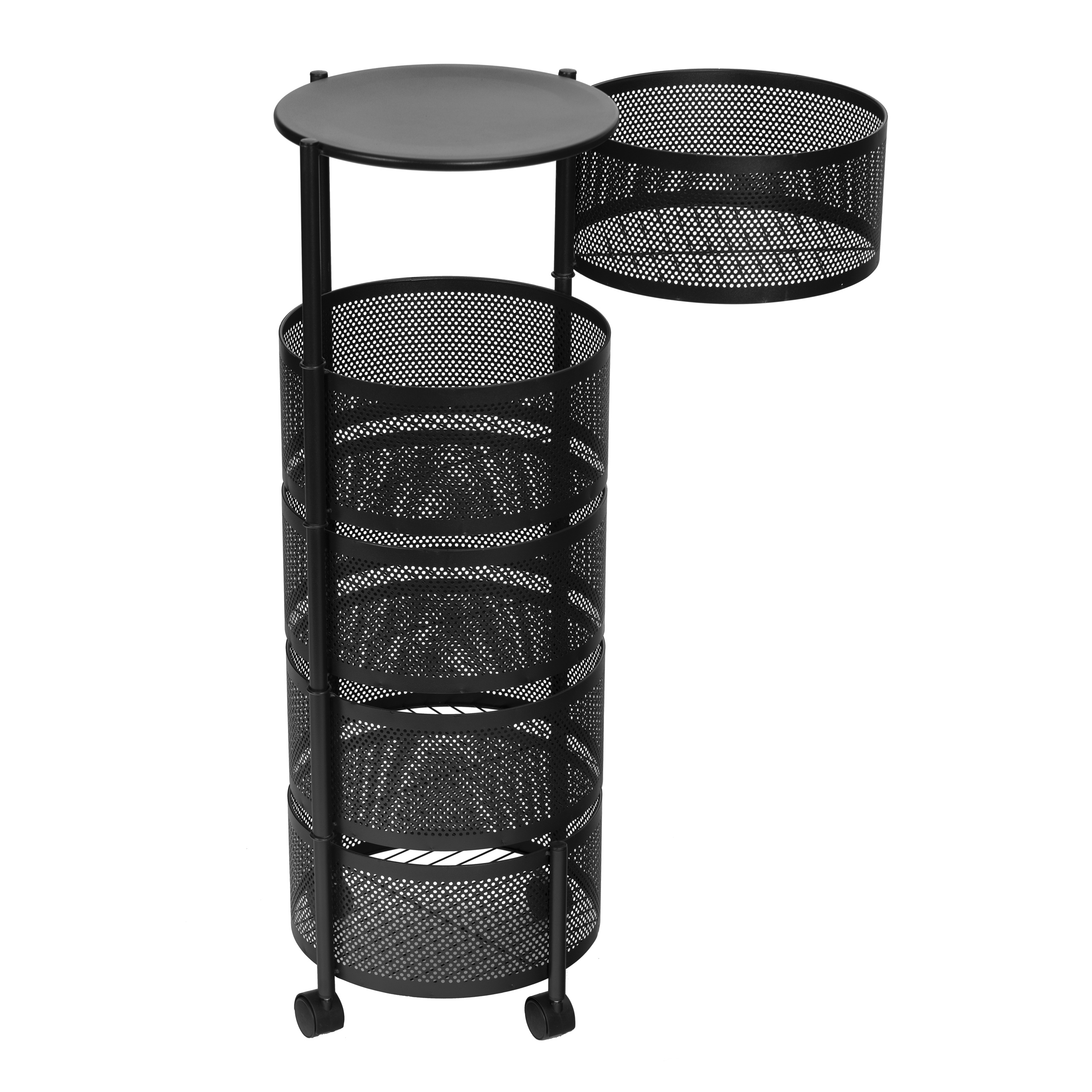 Metalinė lentyna su sukamu mechanizmu, 5 pakopos, modernhome