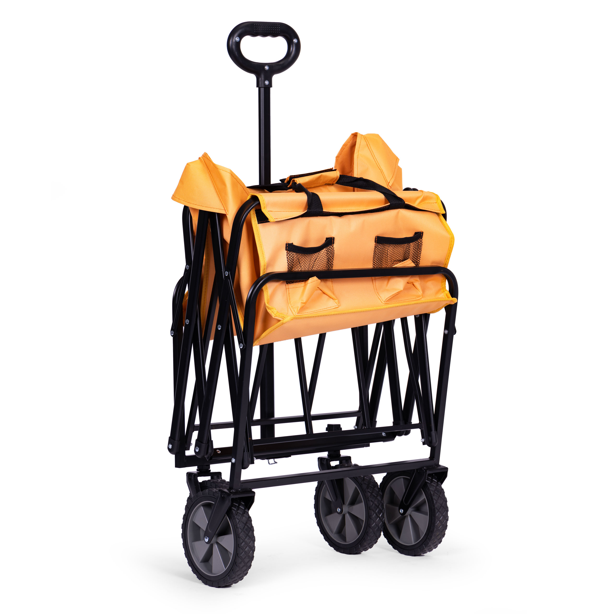SULANKSTOMAS TRANSPORTAVIMO VEŽIMĖLIS, oranžinis, 47x105 cm, MultiGarden