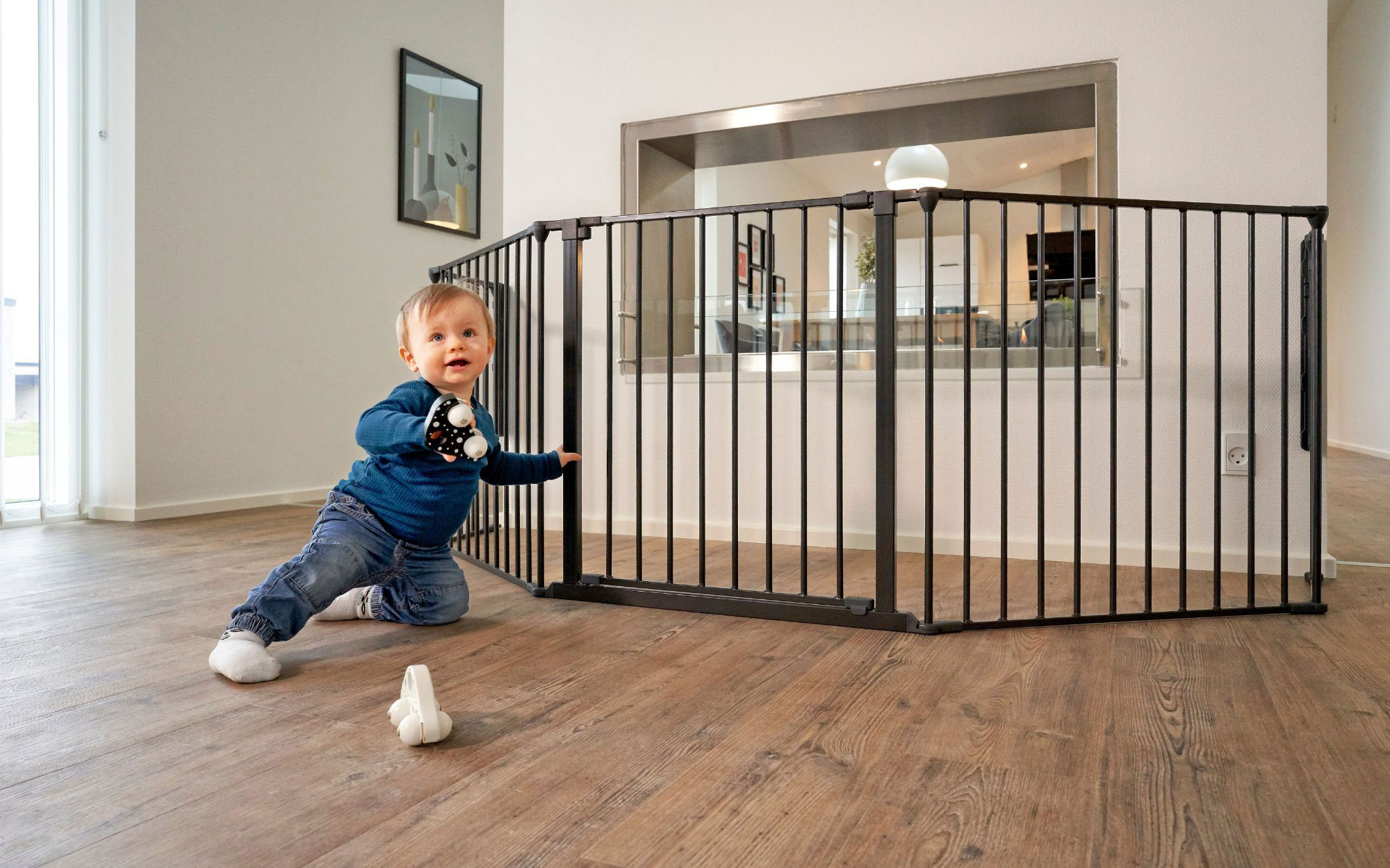 Apsauginė tvorelė, 60 cm, metalinė, juoda, ECOTOYS