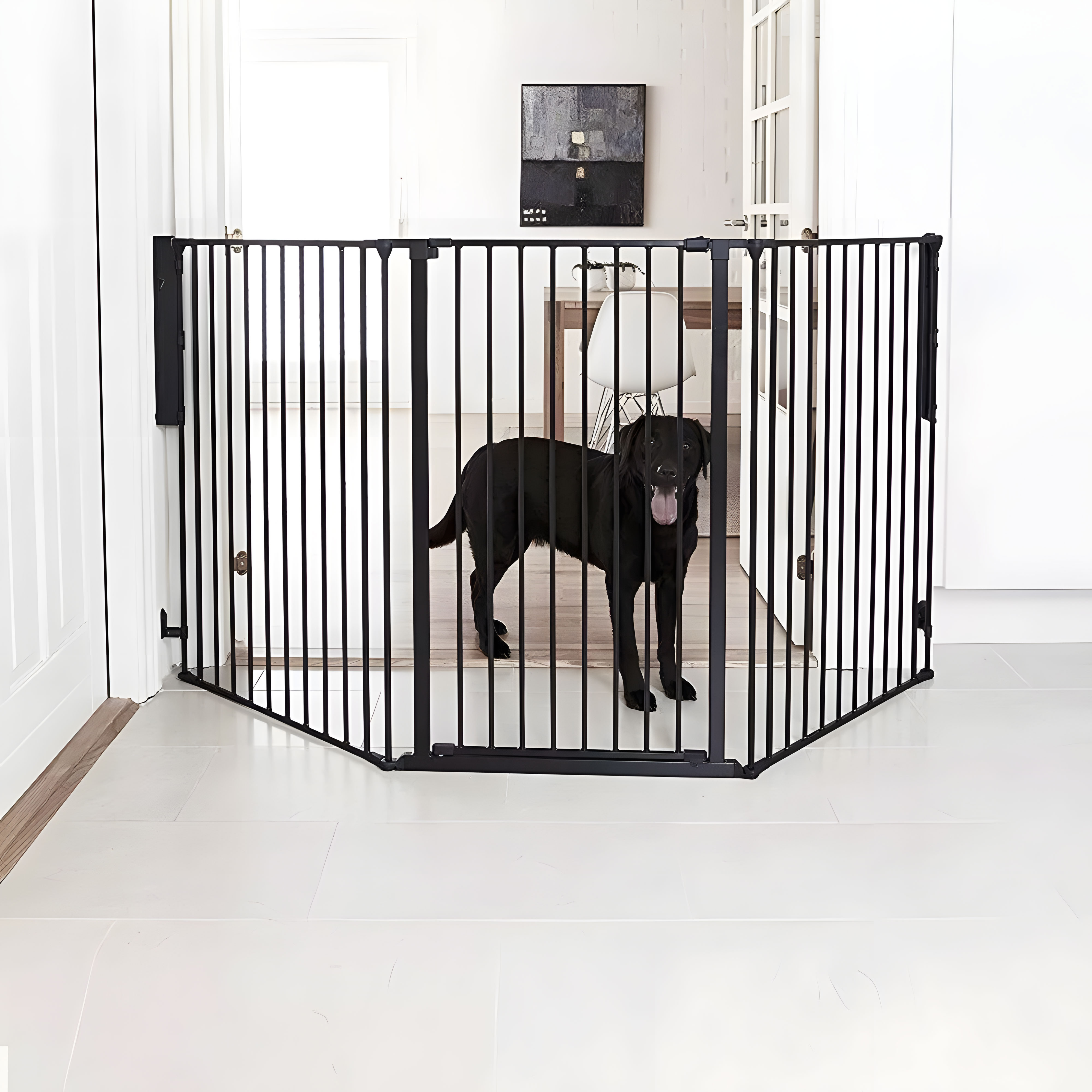 Apsauginė tvorelė, 60 cm, metalinė, juoda, ECOTOYS