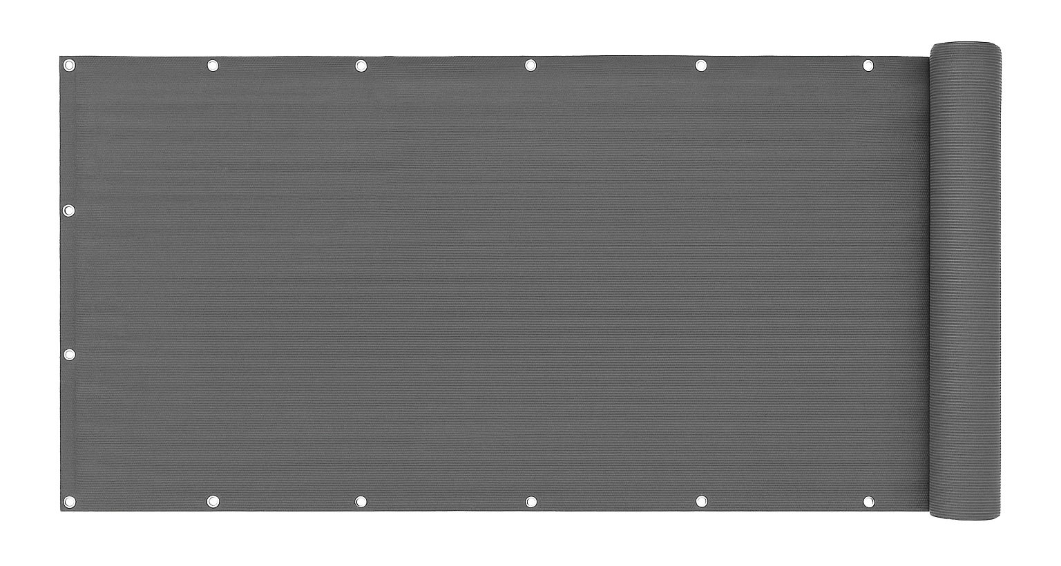 Balkono apsauga su tvirtinimo elementais 100x700 cm pilka multigarden