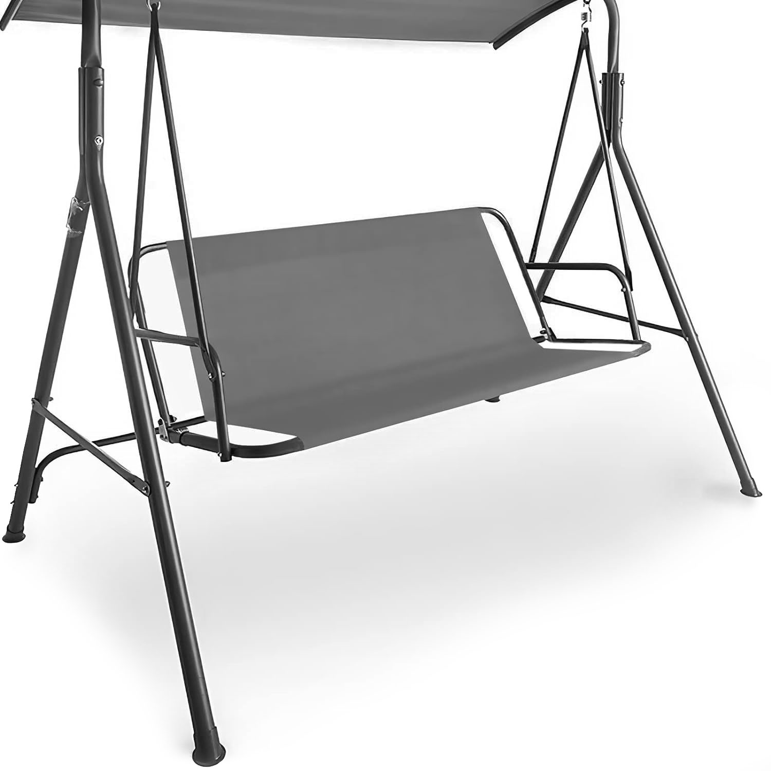 ModernHome sūpynių sėdynė, pilka, 120 cm x 93 cm