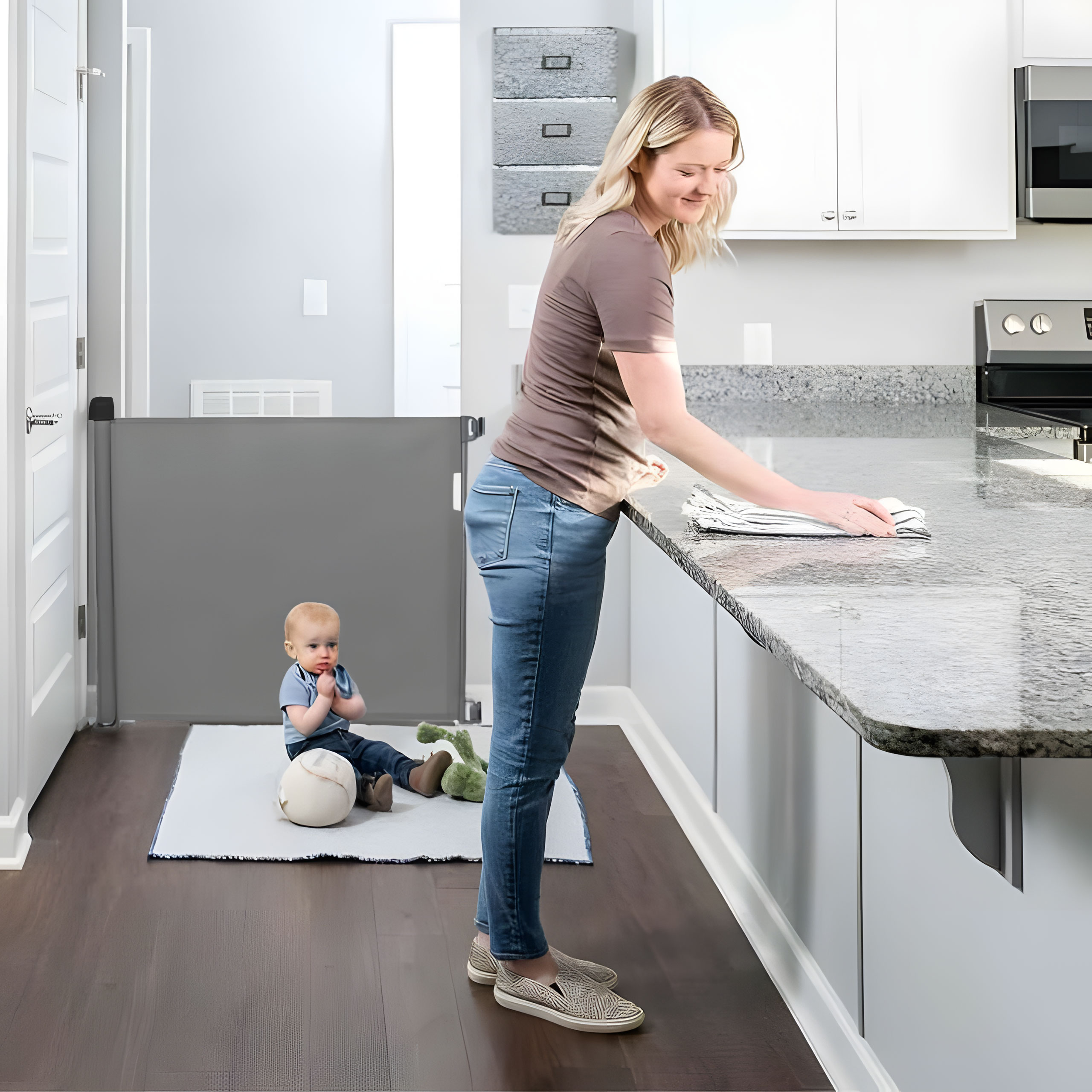 Apsauginė tvorelė, gray, ECOTOYS