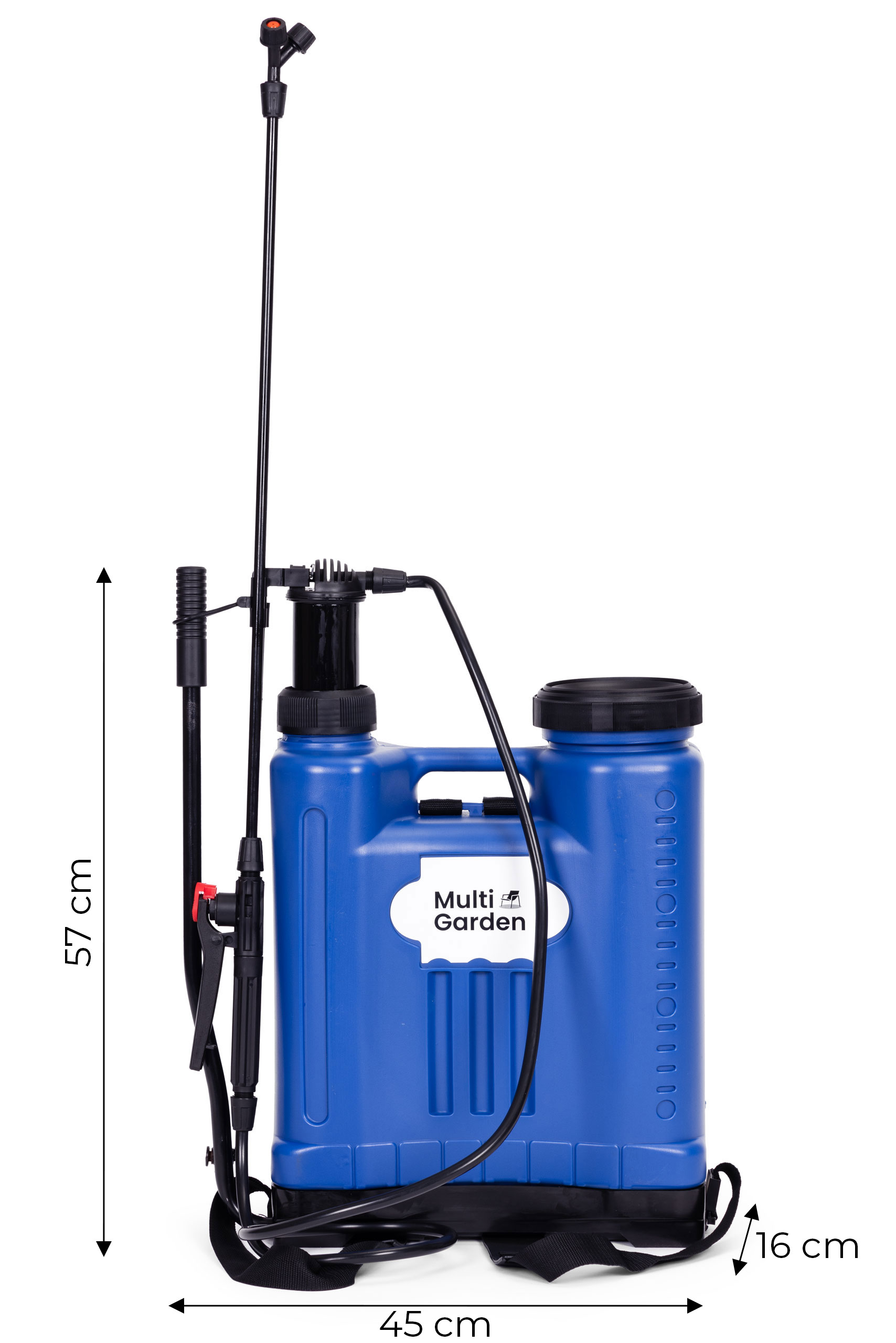 Sodo rankinis purkštuvas 2-4 barų multigarden, 16l.