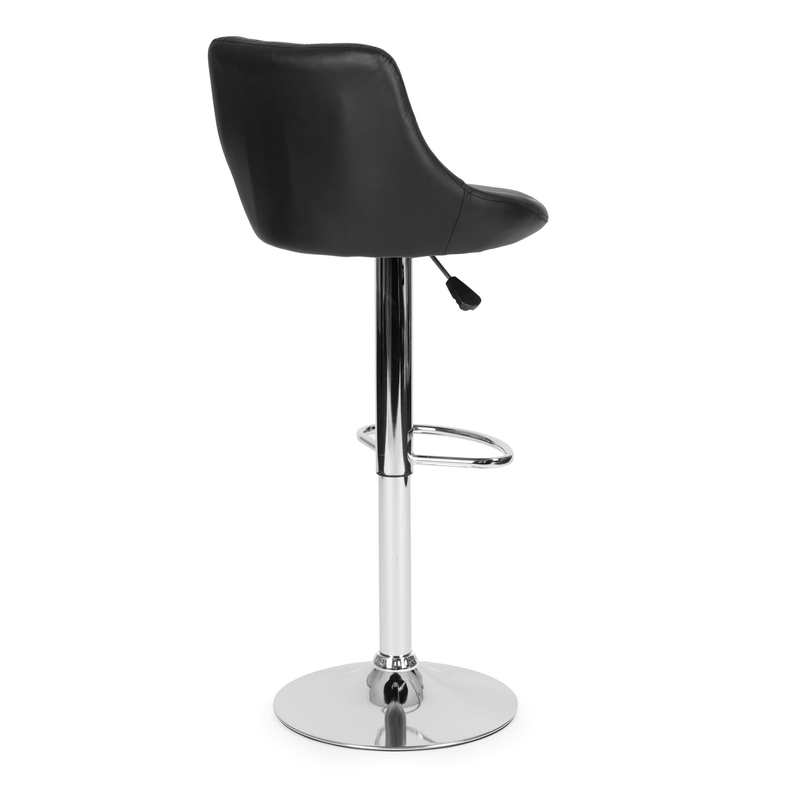 Modernhome baro kėdė pjjbs0022, juoda/chromo spalvos