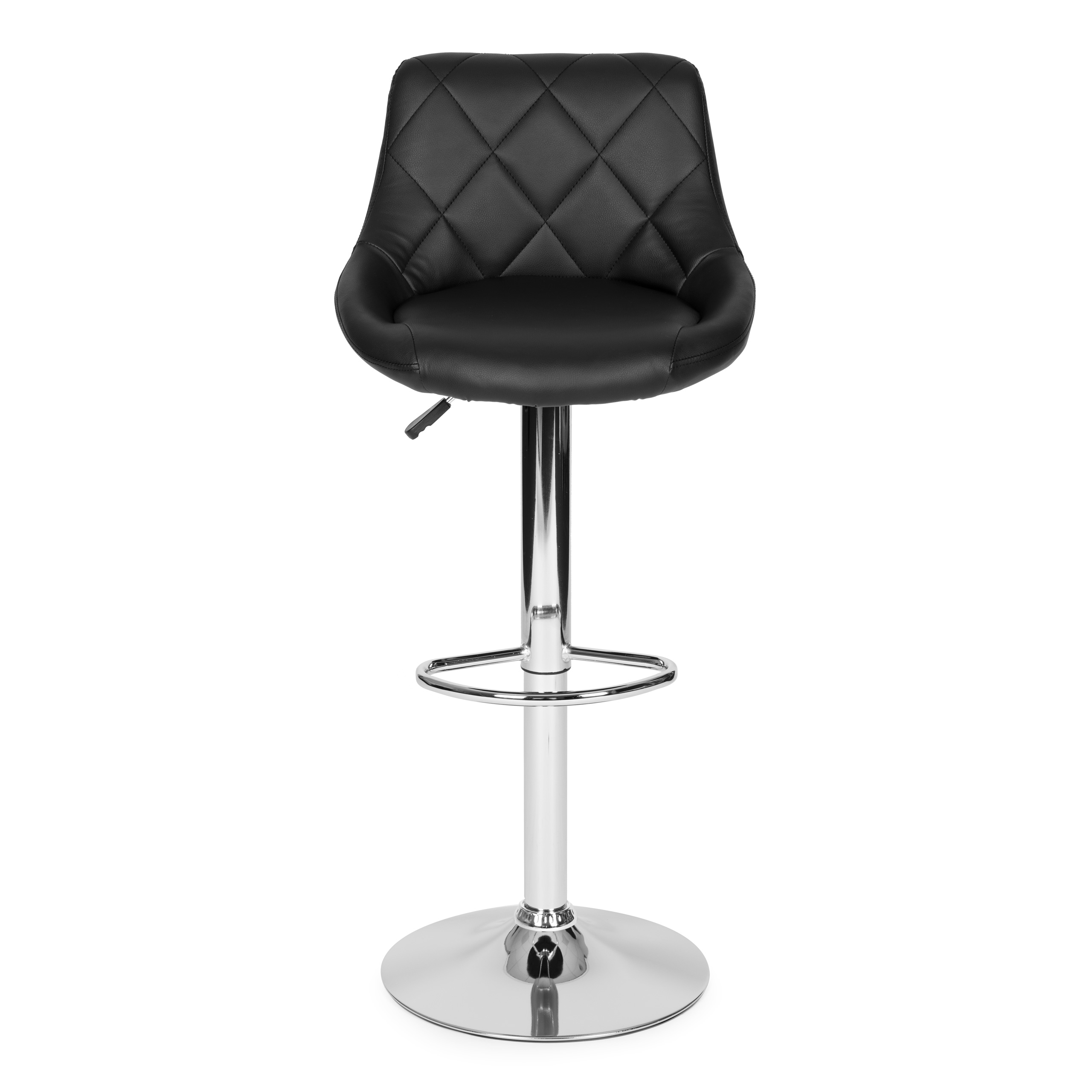 Modernhome baro kėdė pjjbs0022, juoda/chromo spalvos
