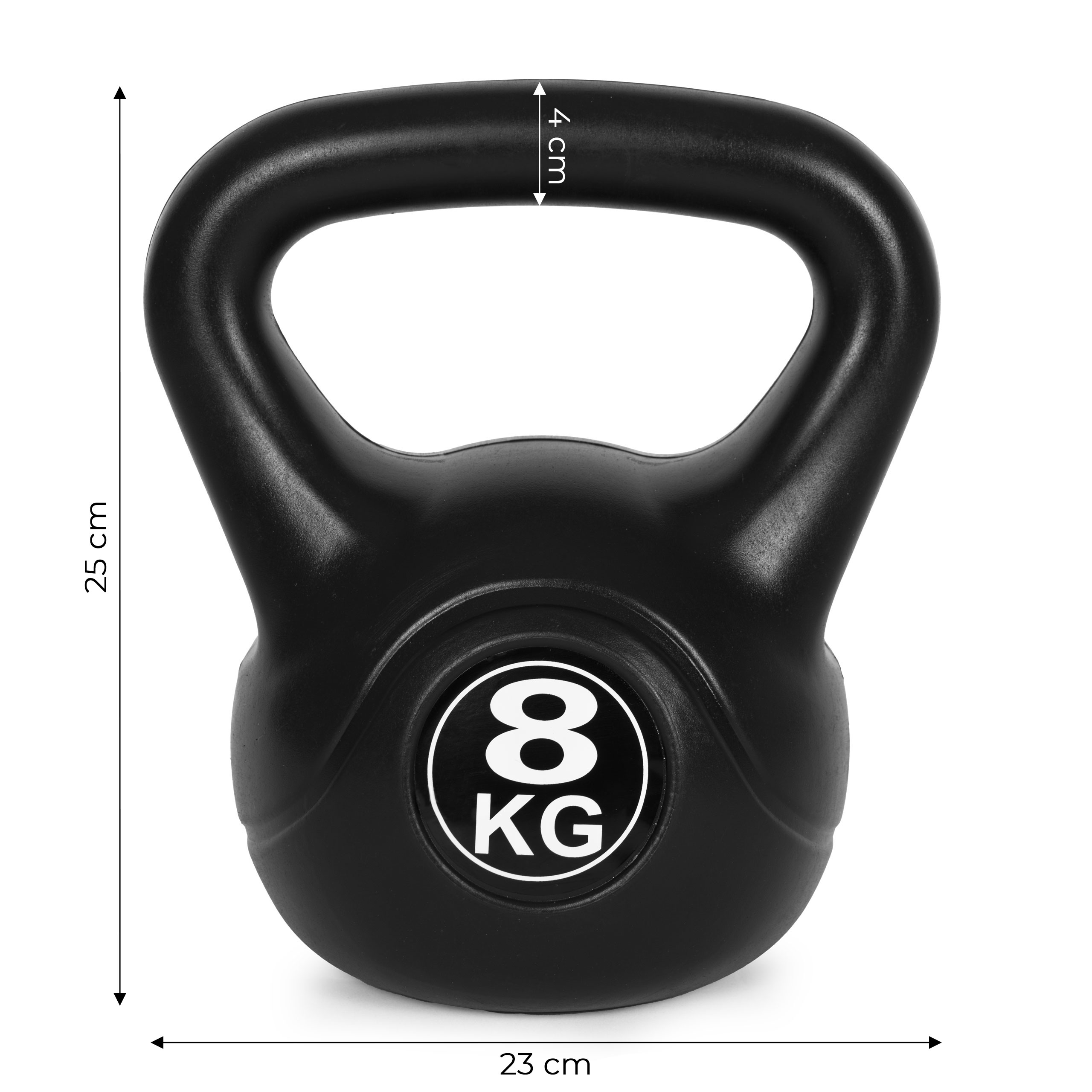 Kettlebell 8 kg, treniruoklis, hantelis, svarmuo, ModernHome