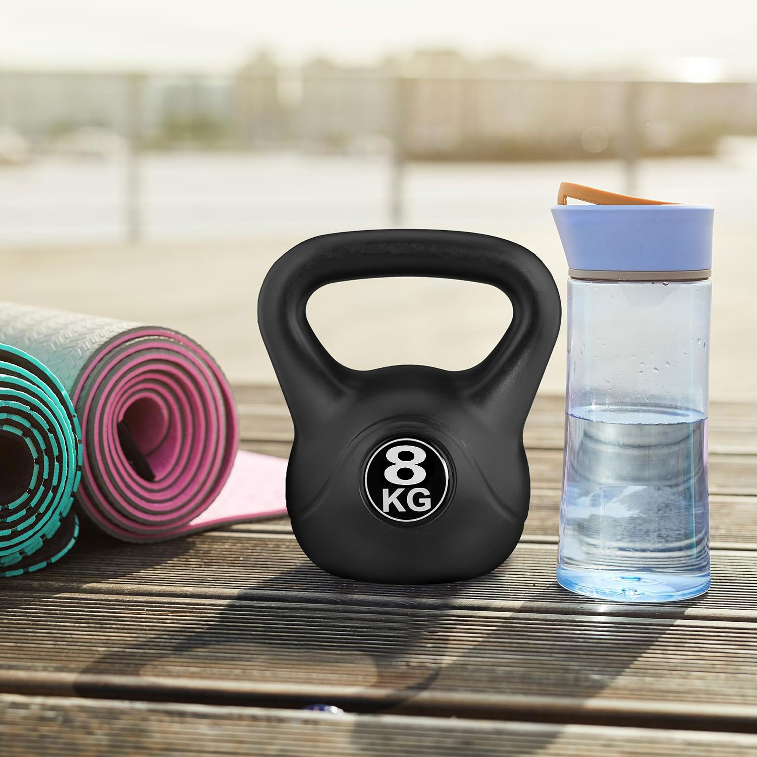Kettlebell 8 kg, treniruoklis, hantelis, svarmuo, ModernHome
