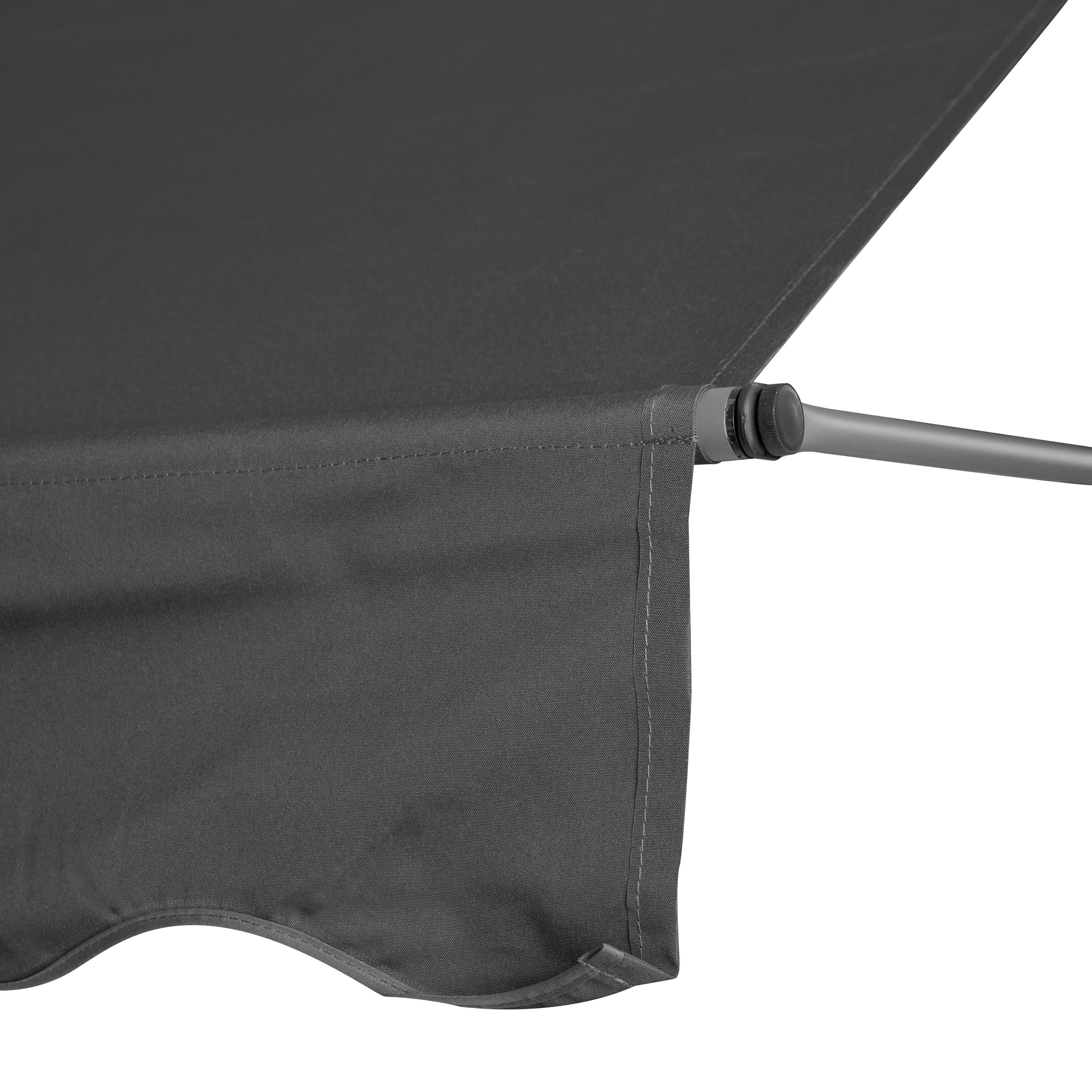 Reguliuojamo Aukščio Balkono Markizė 300x120 cm, Hidrofobinė, Su Rankena