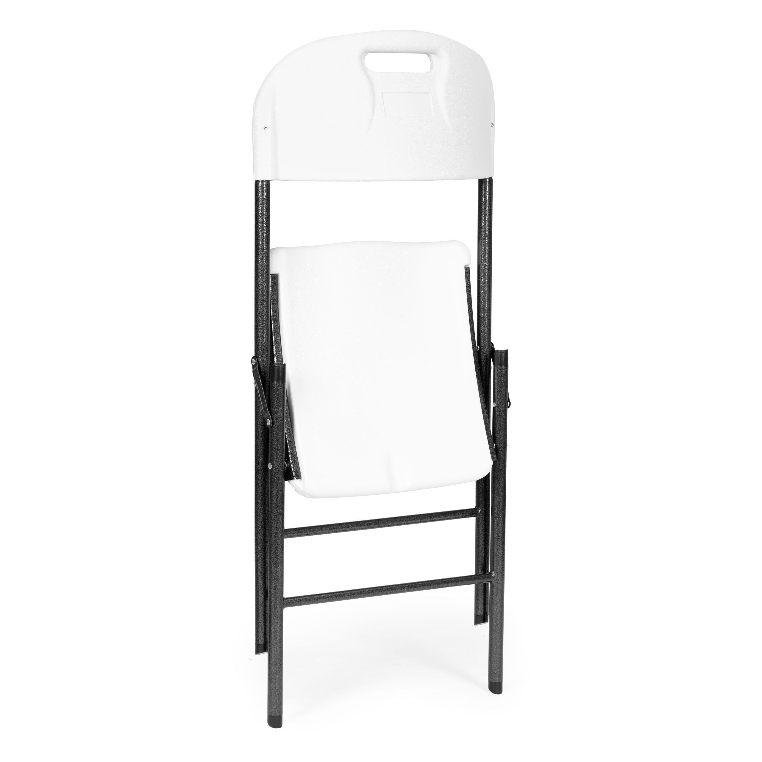 4 sulankstomos kėdės HDPE baltos ModernHome
