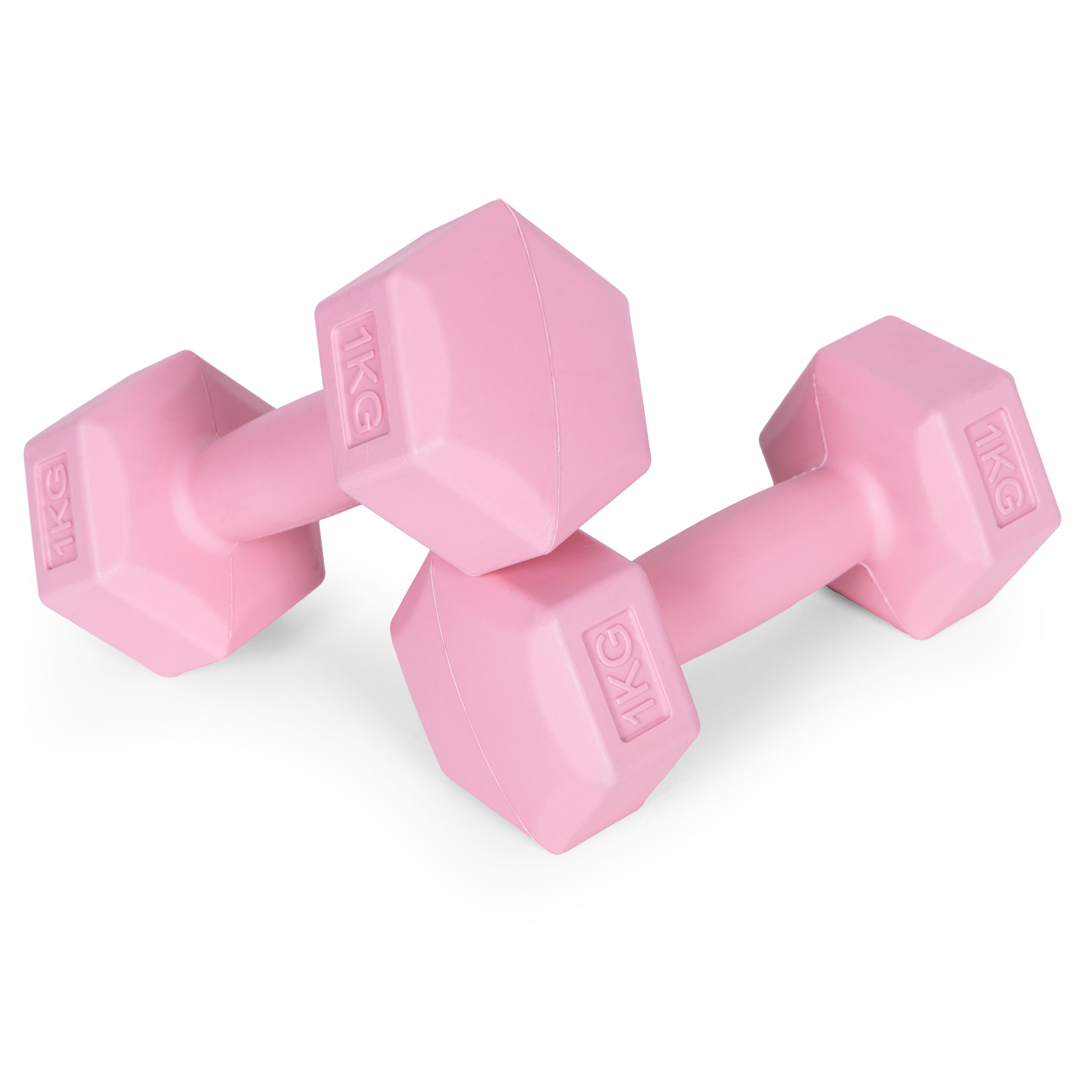 Šešiakampiai hantelia 2x1 kg  modernhome