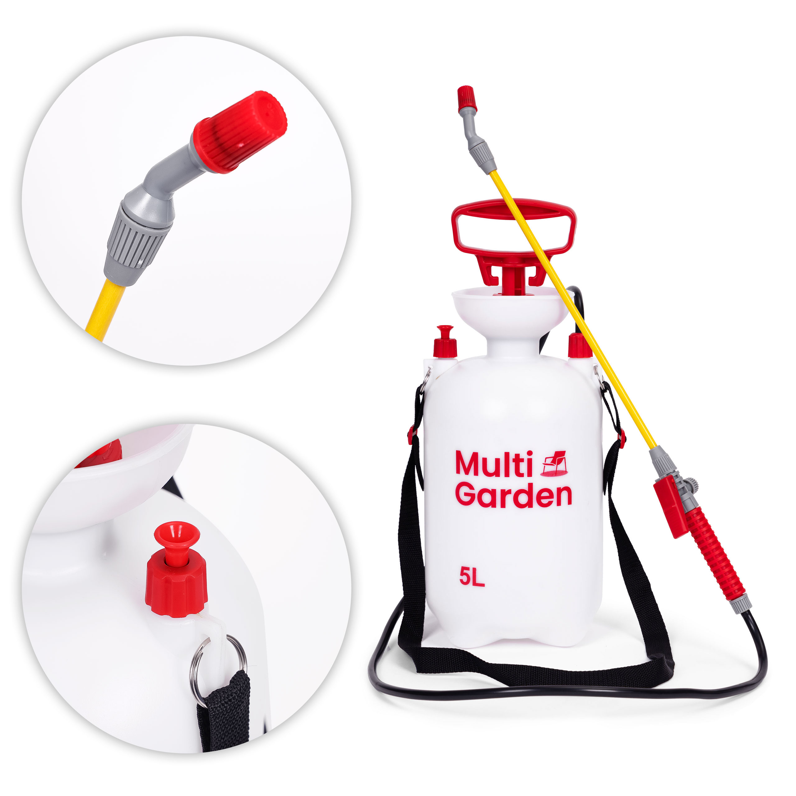 Slėginis sodo purkštuvas 5l multigarden