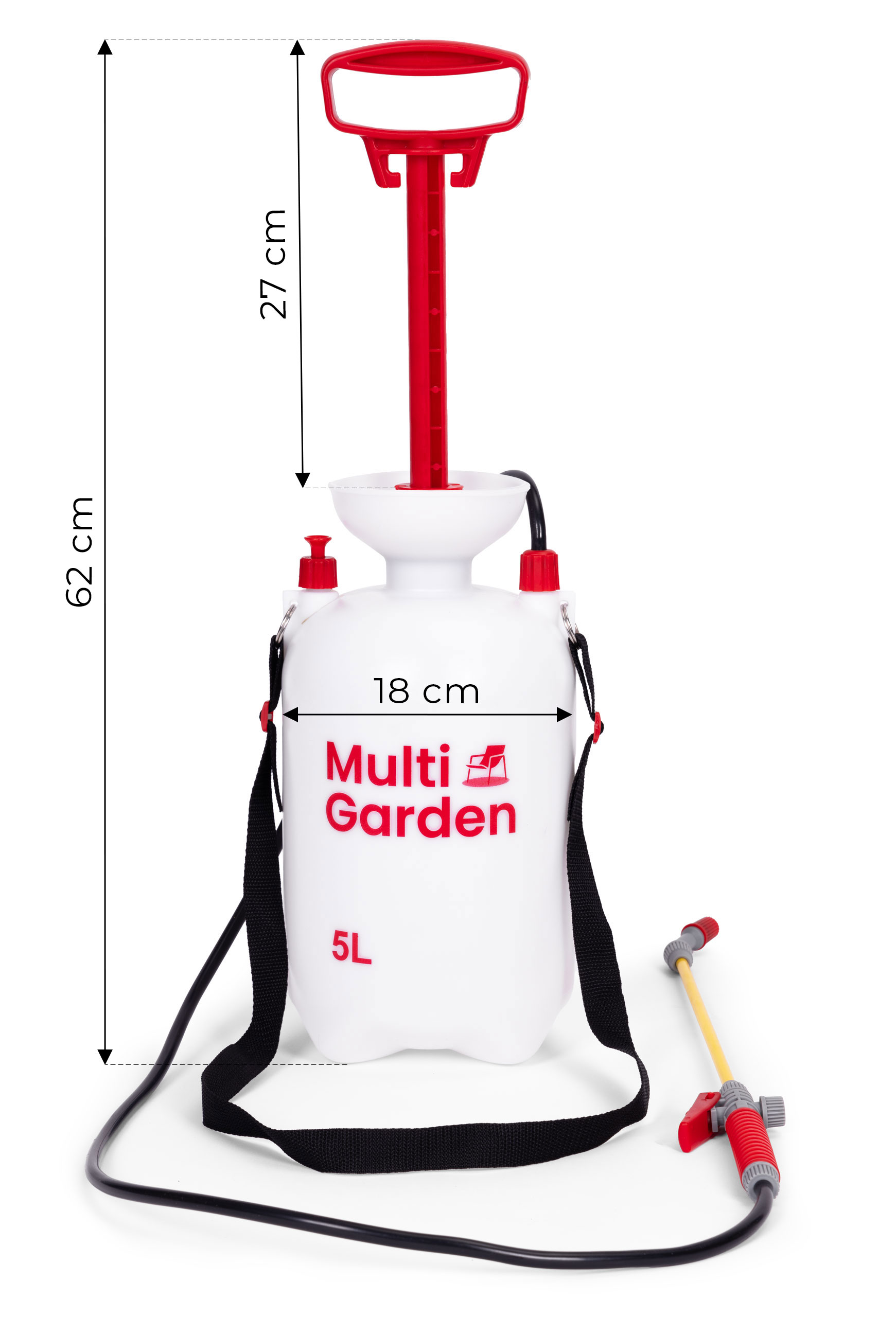 Slėginis sodo purkštuvas 5l multigarden