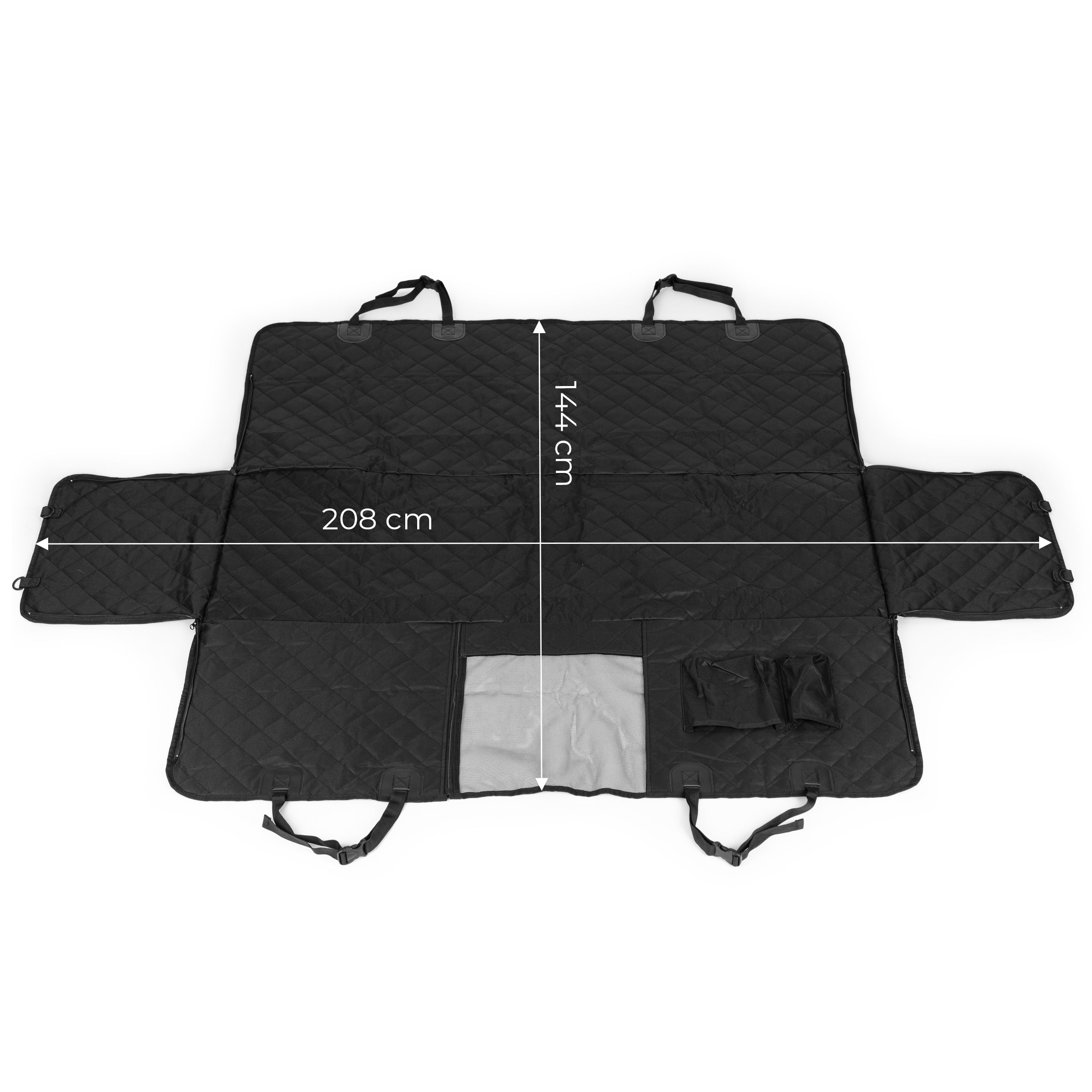Universalus automobilių sėdynių užtiesalas gyvūnams 208x144 cm
