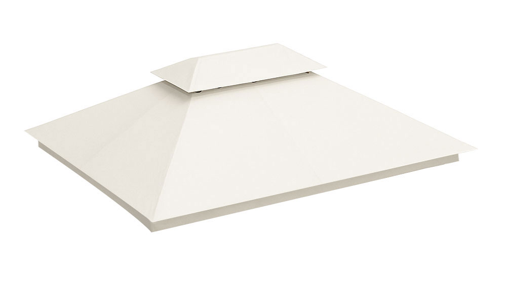 Patvarus sodo pavėsinės stogas 3x4 m smėlio spalvos