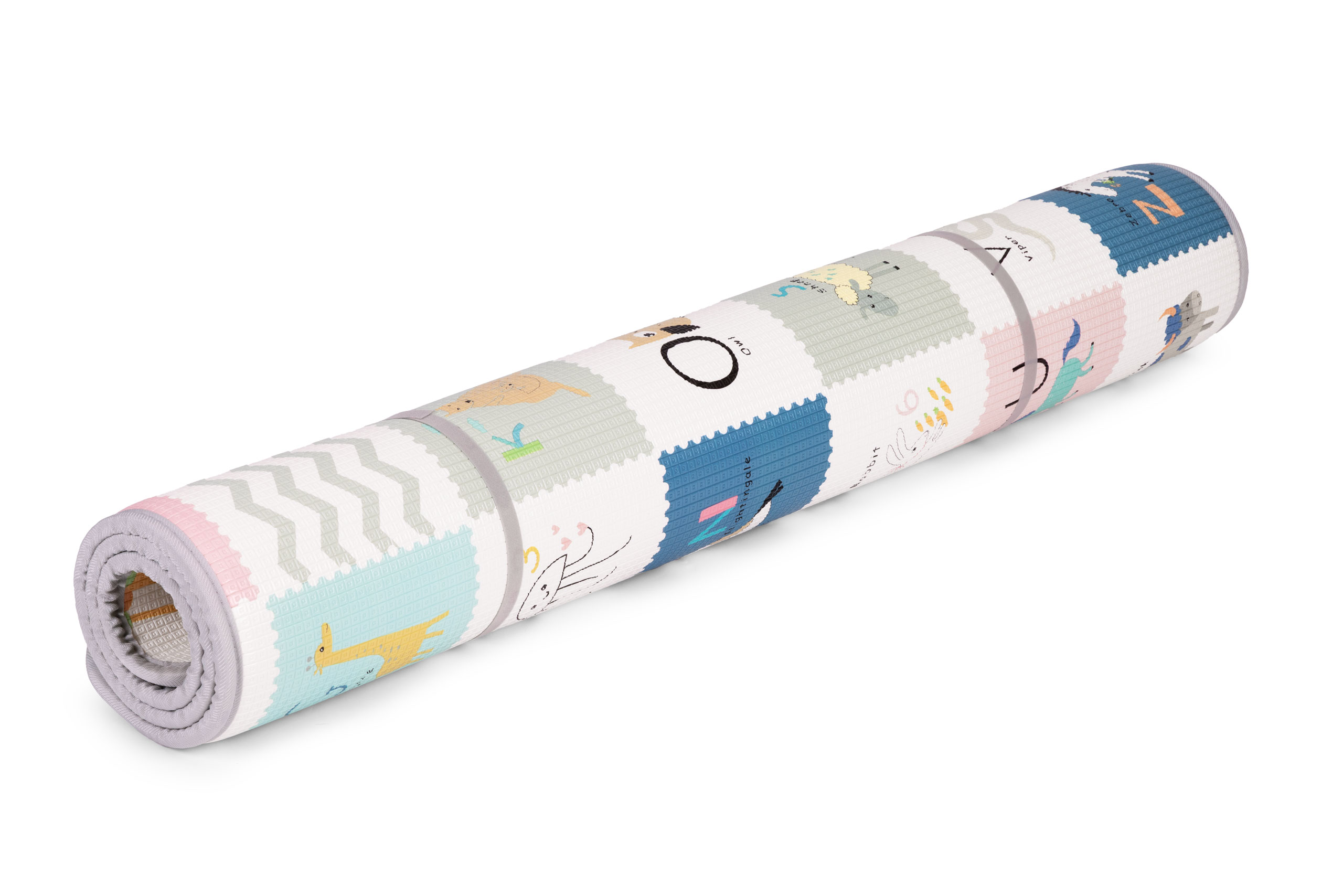 Žaidimų kilimėlis ecotoys iš eva putos, 180x150 cm, abipusis