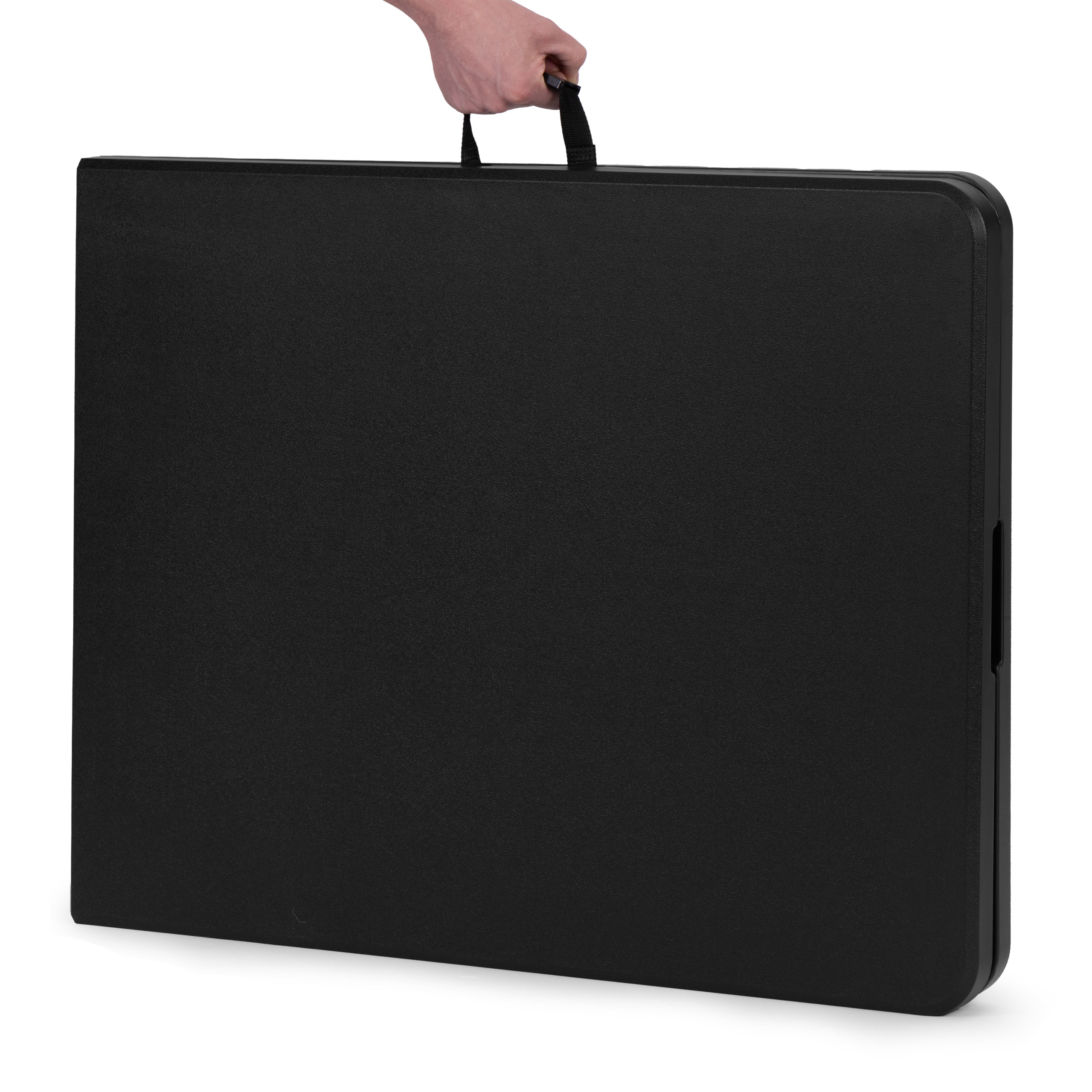 Sulankstomas stalas 180x74cm, juodas, modernhome
