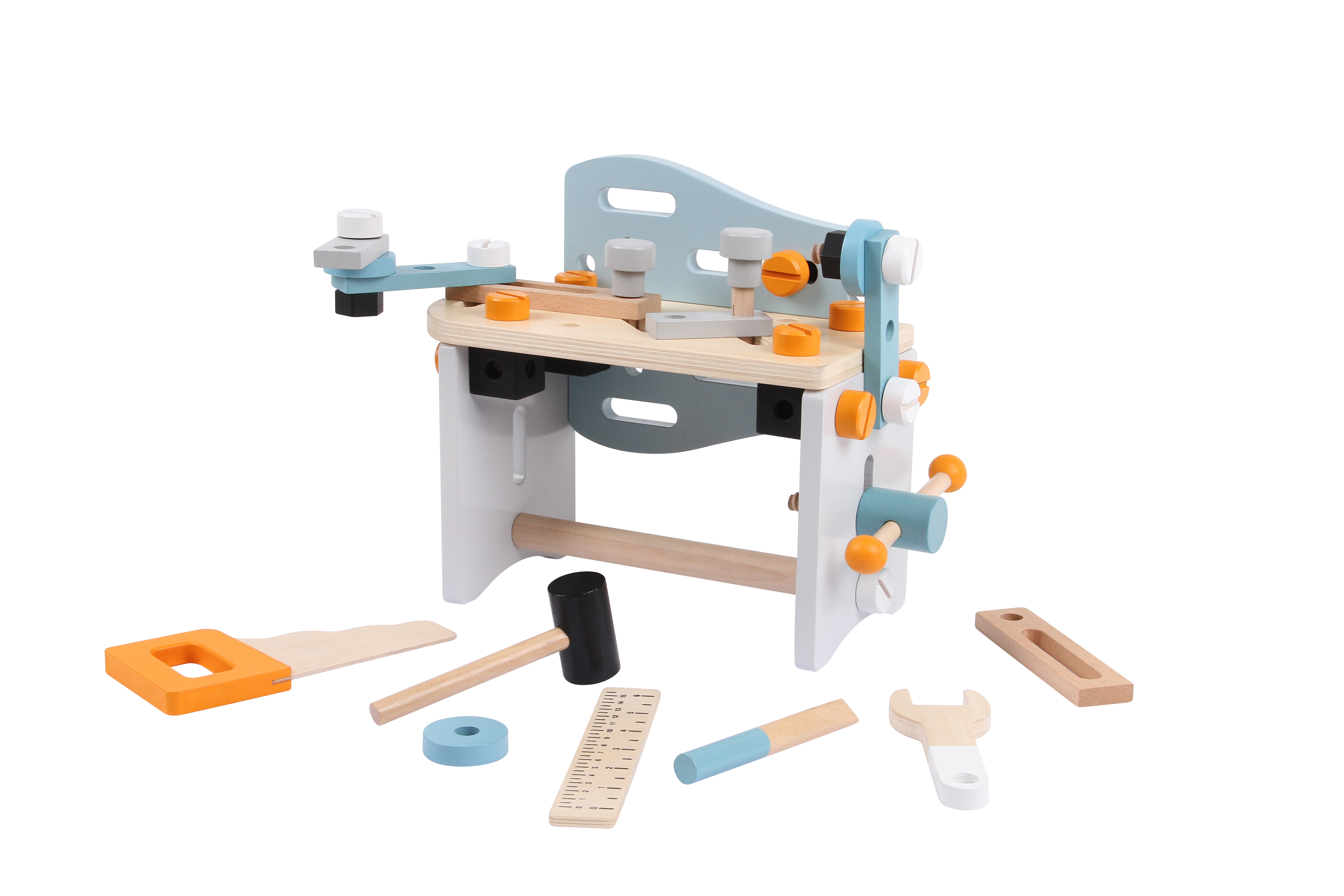 Statybos komplektas 52el. „ecotoys“
