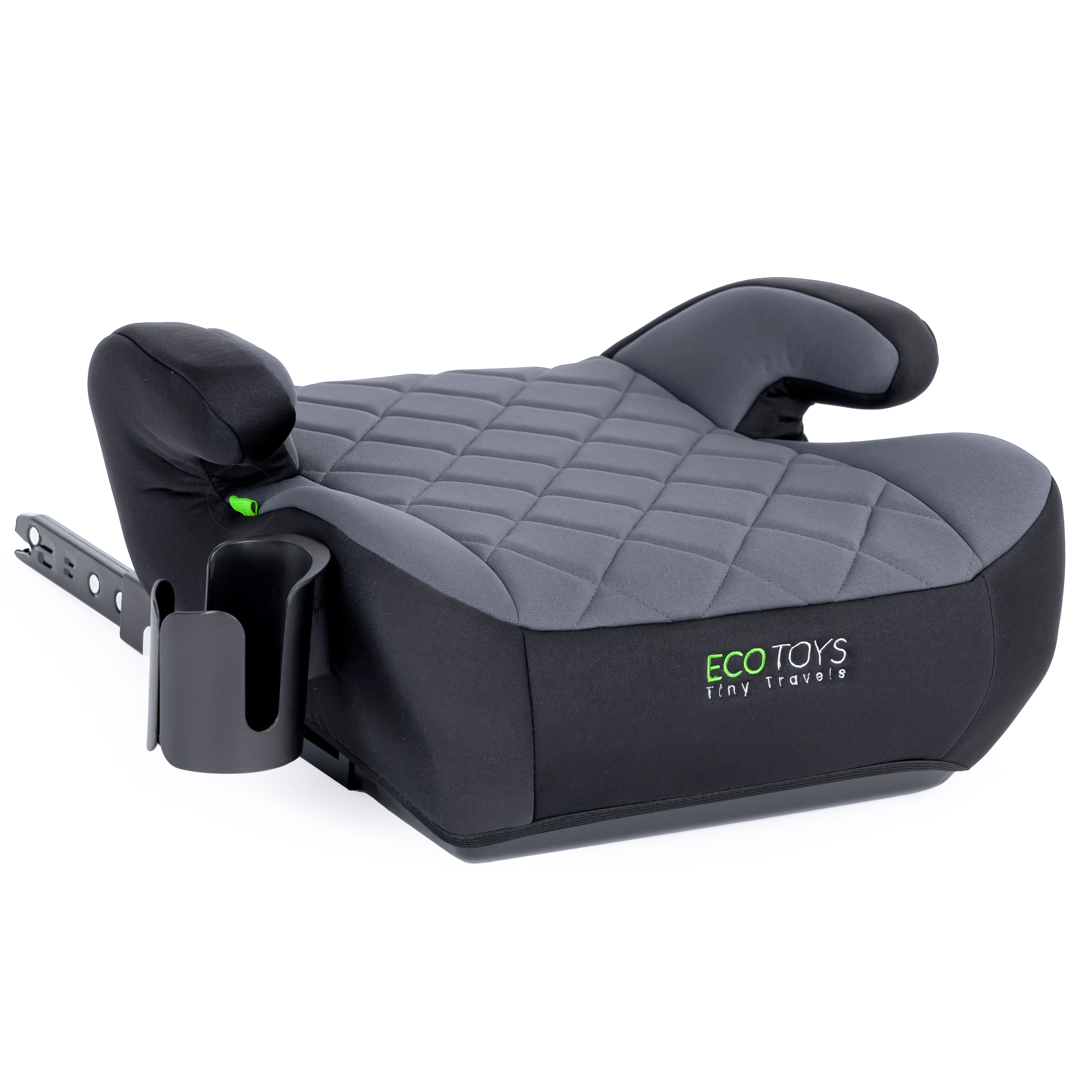 Automobilinė sėdynės paaukštinimo pagalvėlė ECOTOYS su ISOFIX sistema ir puodelio laikikliu, skirta vaikams nuo 125 iki 150 cm ūgio