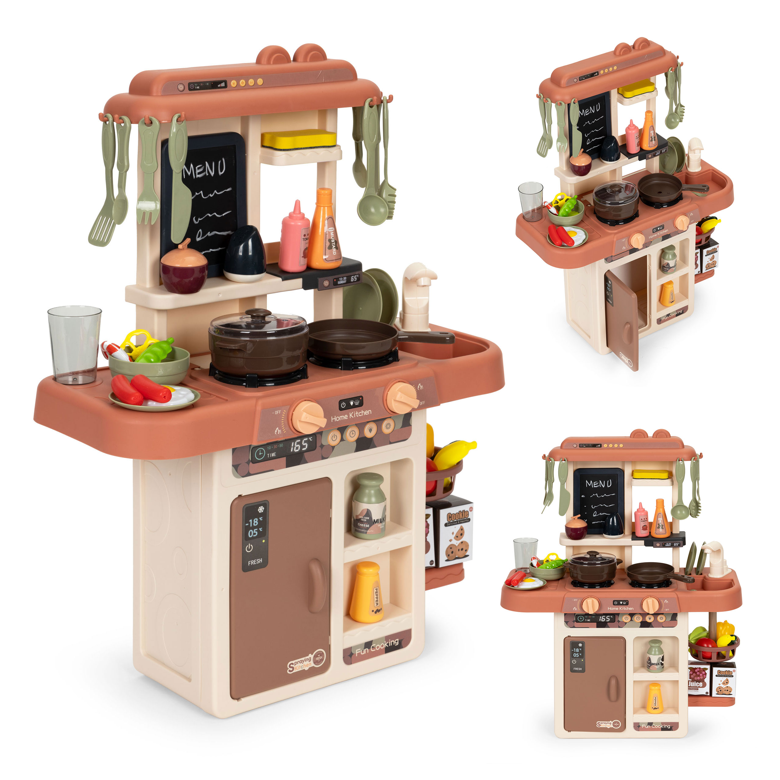 Vaikiška virtuvėlė multistore hc483304, ruda