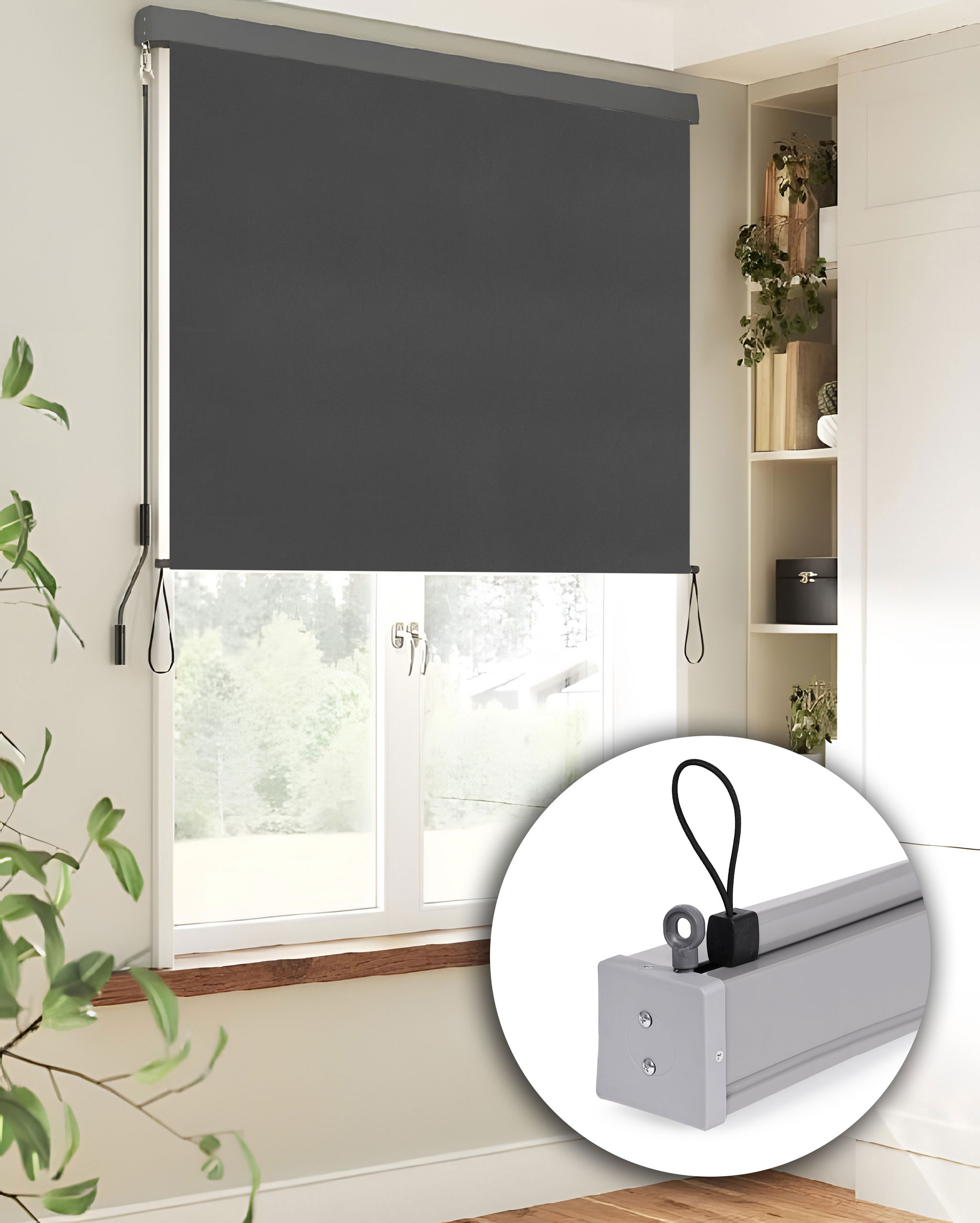 Vertikali markizė balkonui ir terasai su rankena, MultiGarden