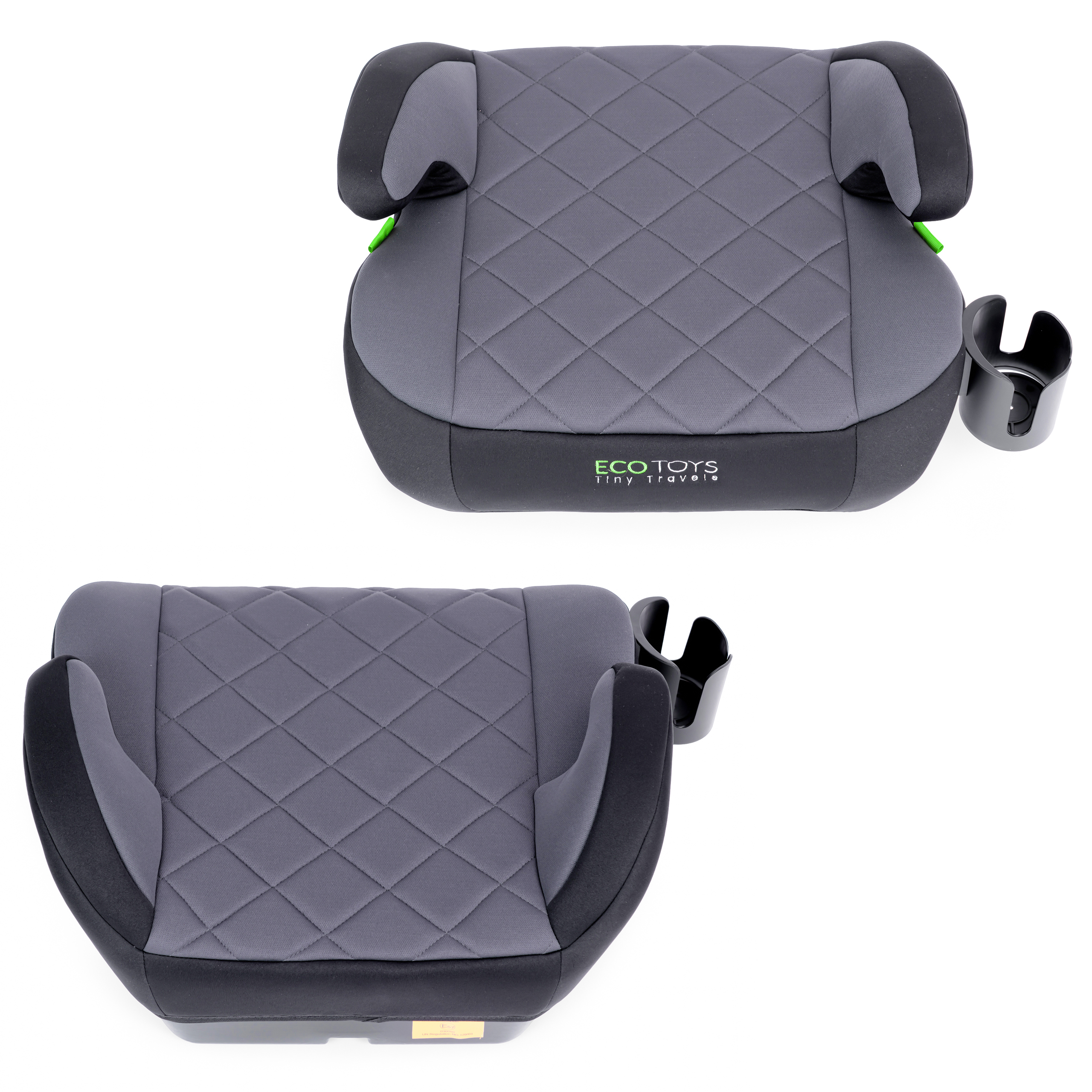 Automobilinė sėdynės paaukštinimo pagalvėlė ECOTOYS su puodelio laikikliu, skirta vaikams nuo 125 iki 150 cm ūgio