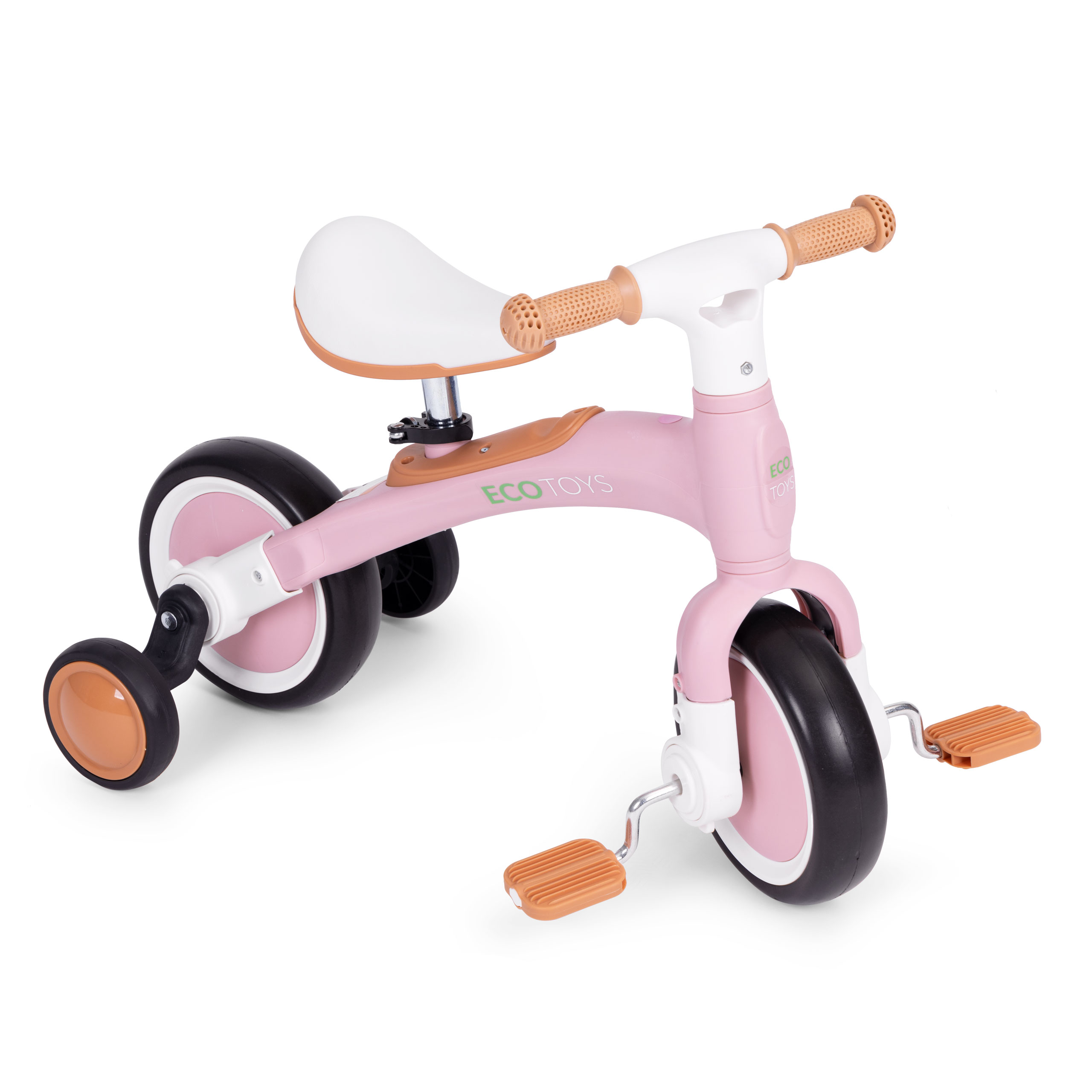 Balansinis dviratukas - rožinis ECOTOYS
