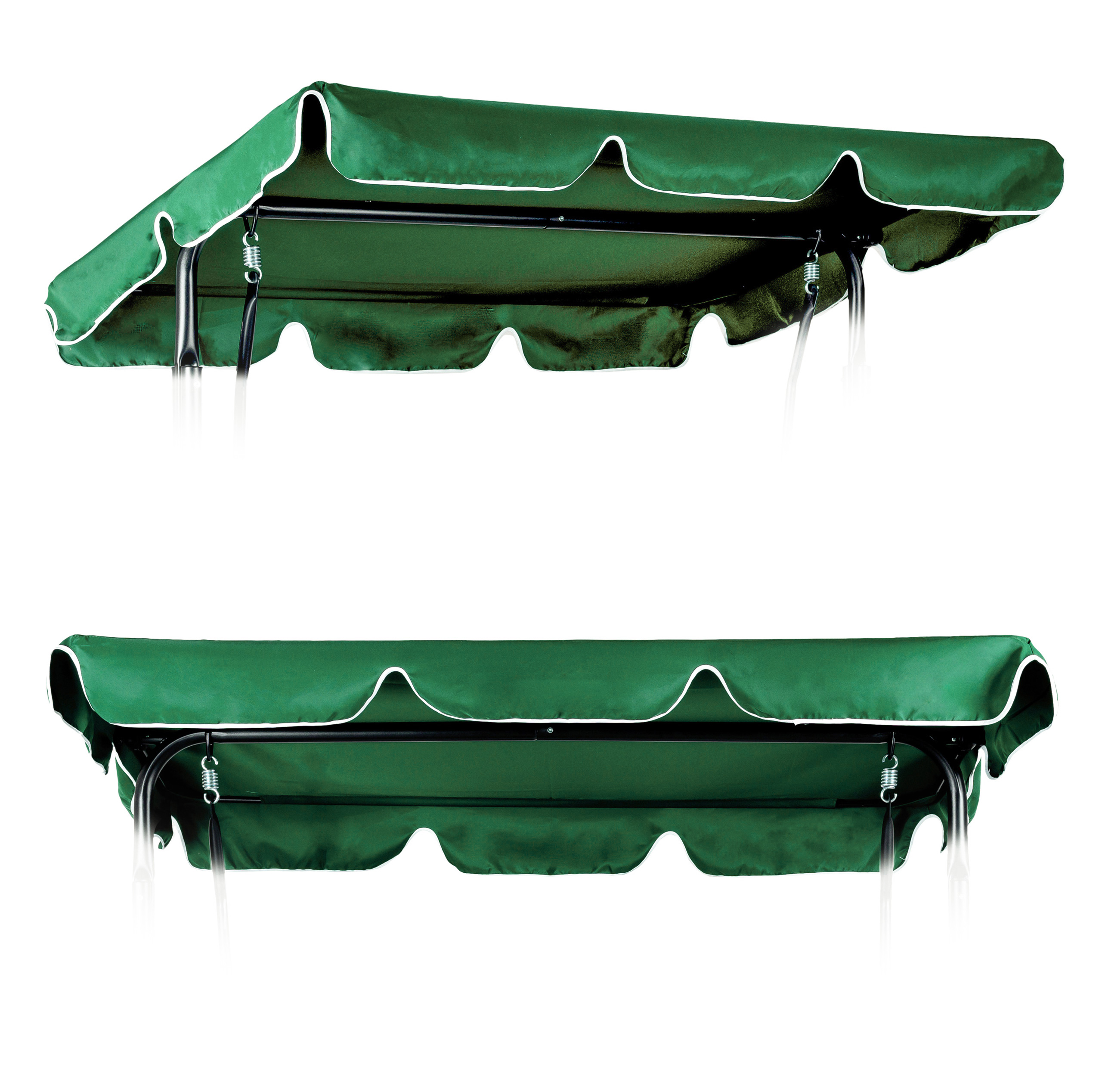 MultiGarden sūpynių stogelis, žalias, 200 cm x 120 cm