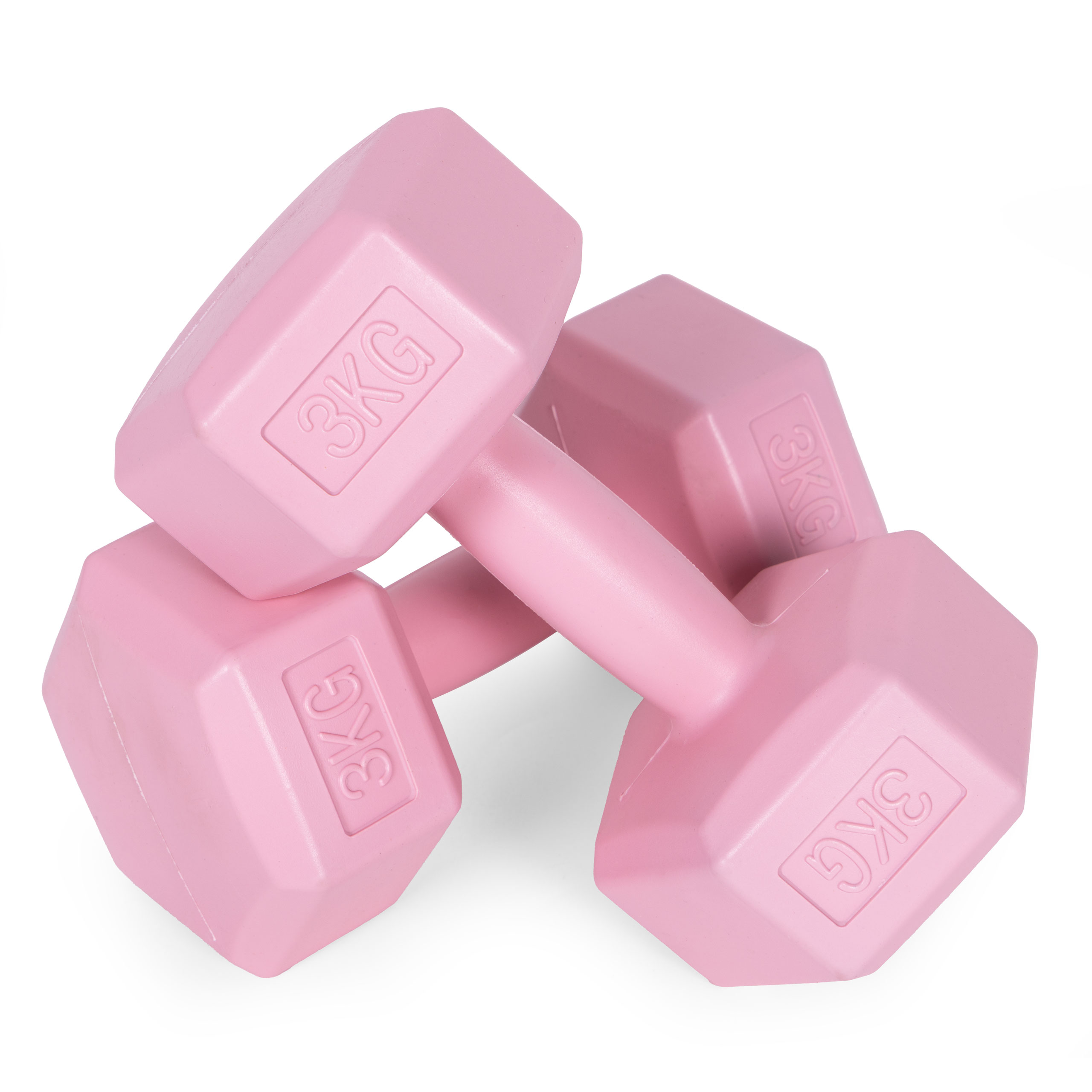 Šešiakampiai hantelia 2x3 kg  modernhome