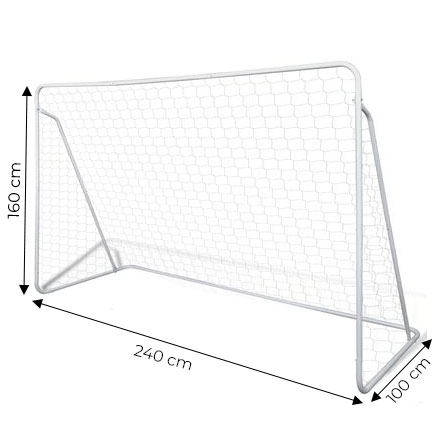 Vaikiškos futbolo vartai su tinklu ecotoys 240x160 cm