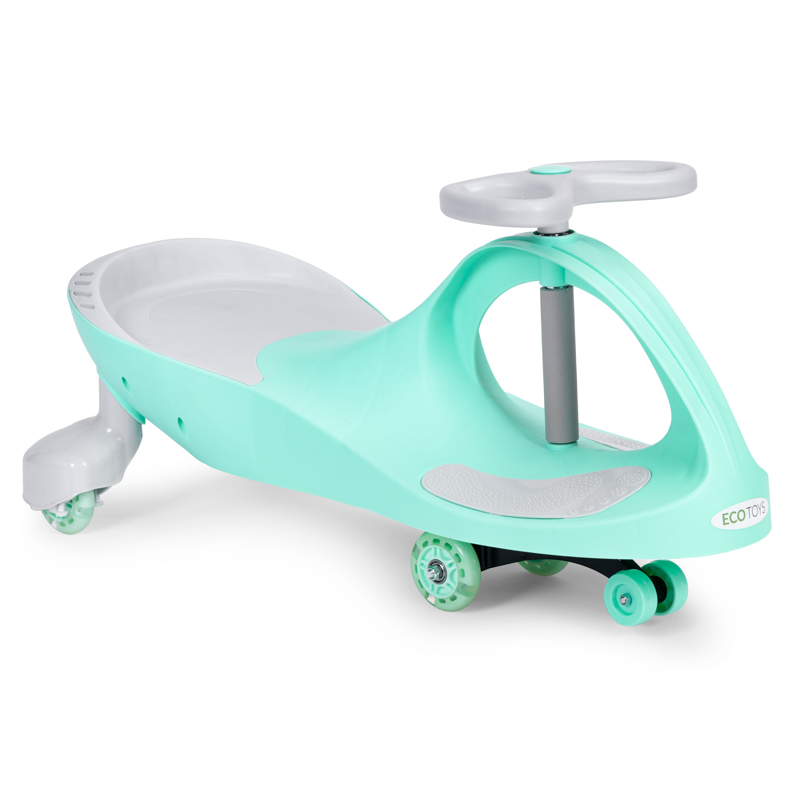 Žaislinė mašinėlė su led ratukais ecotoys