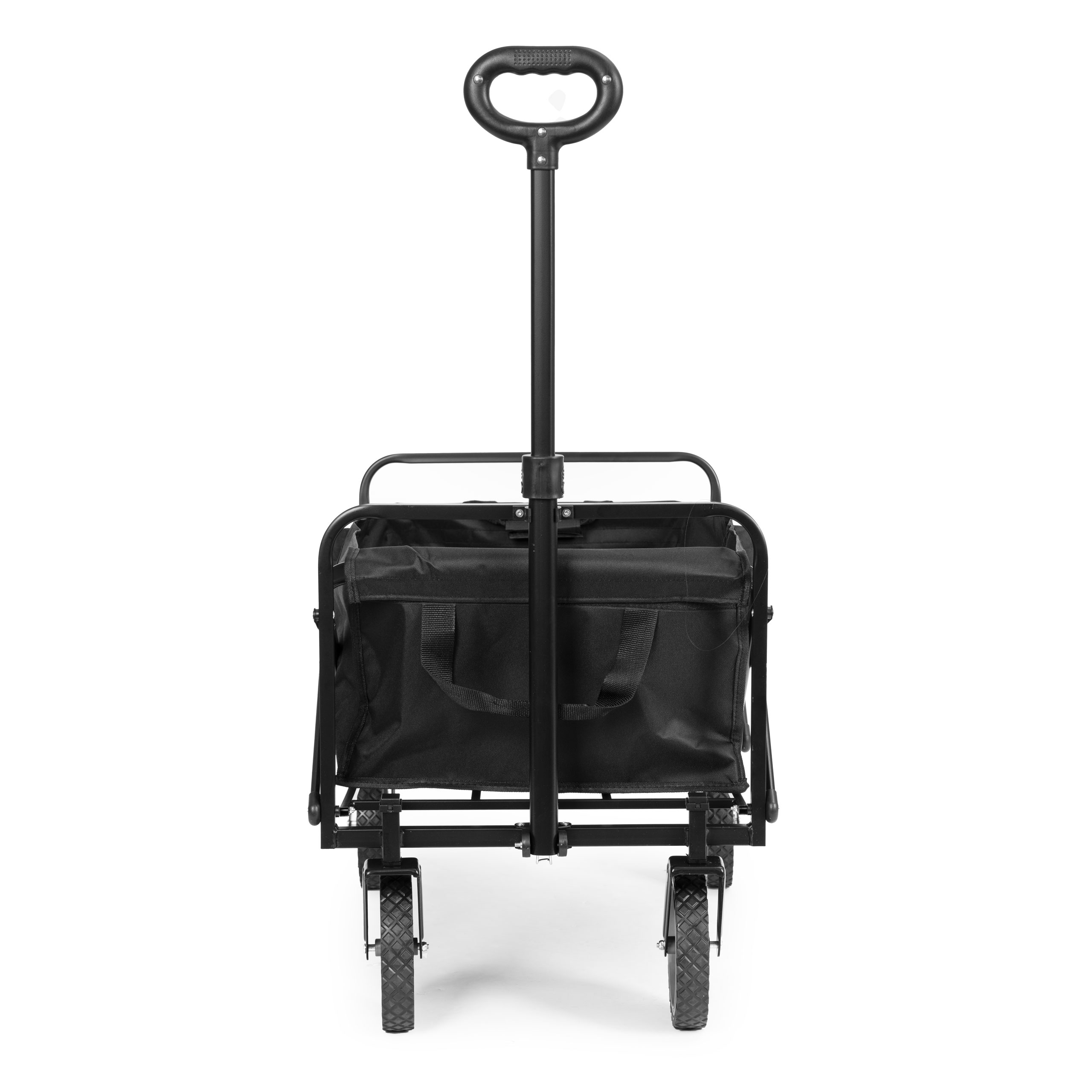 ModernHome sulankstomas transportavimo vežimėlis – didelis, juodas