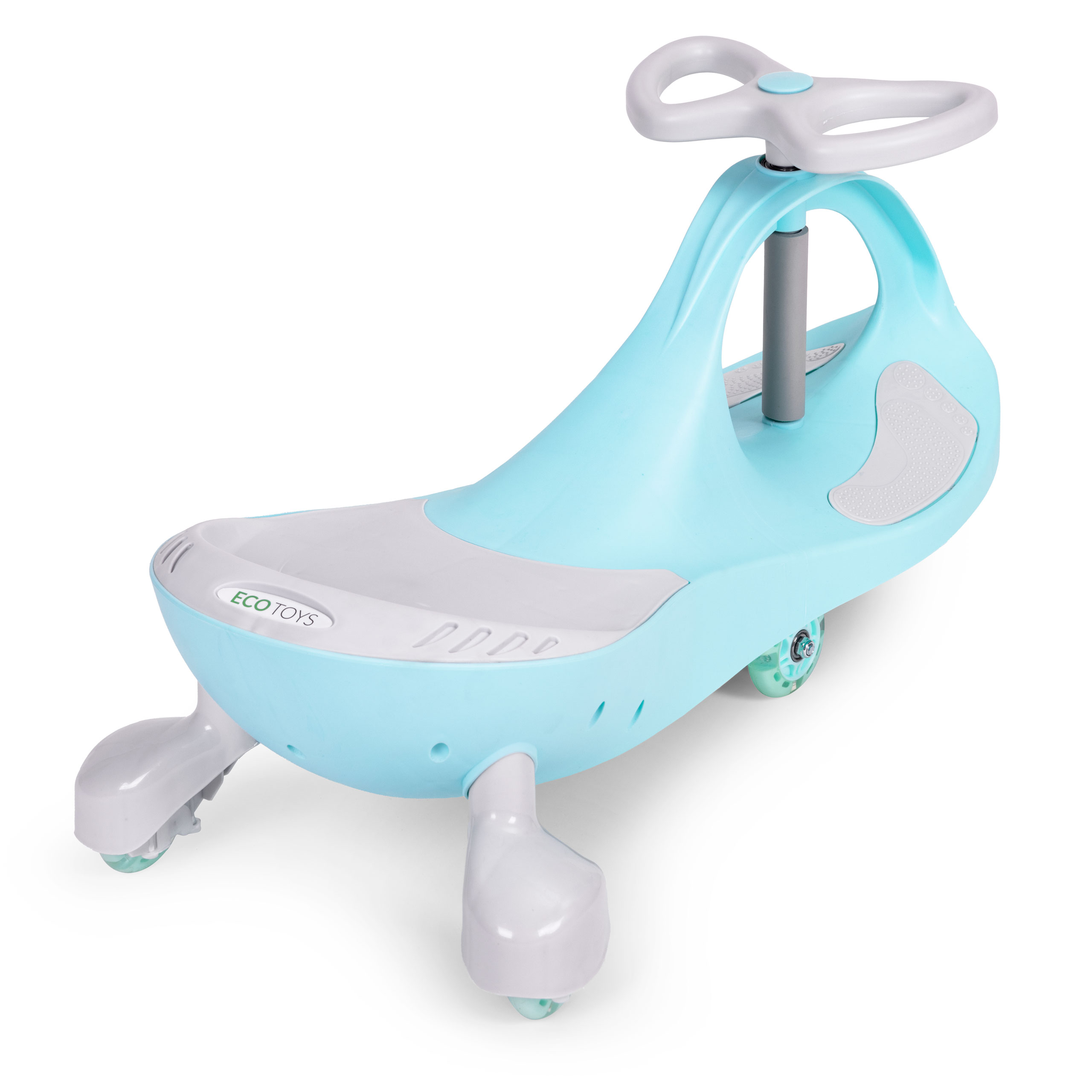 Ecotoys vaikiškas wiggle automobilis su led ratais