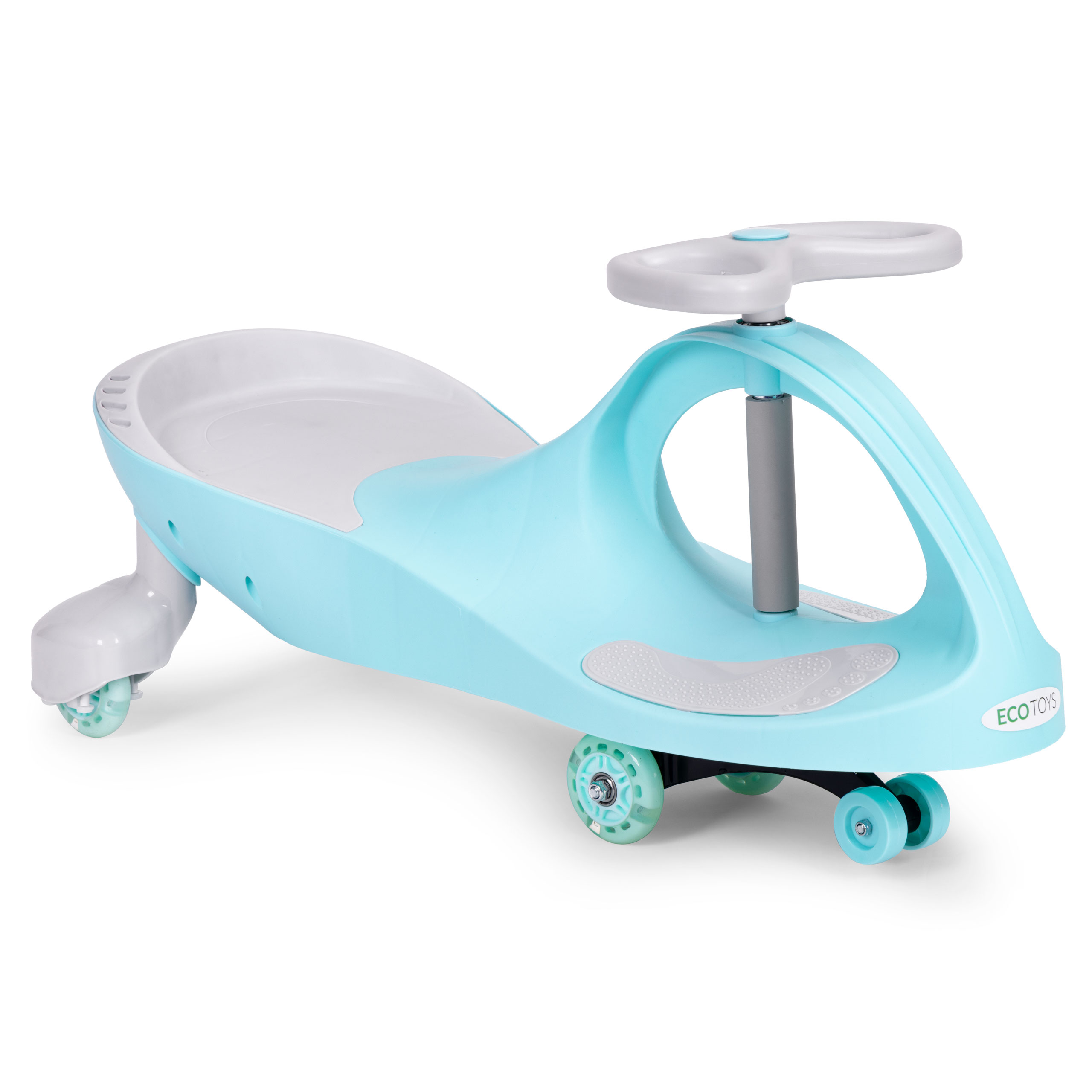 Ecotoys vaikiškas wiggle automobilis su led ratais