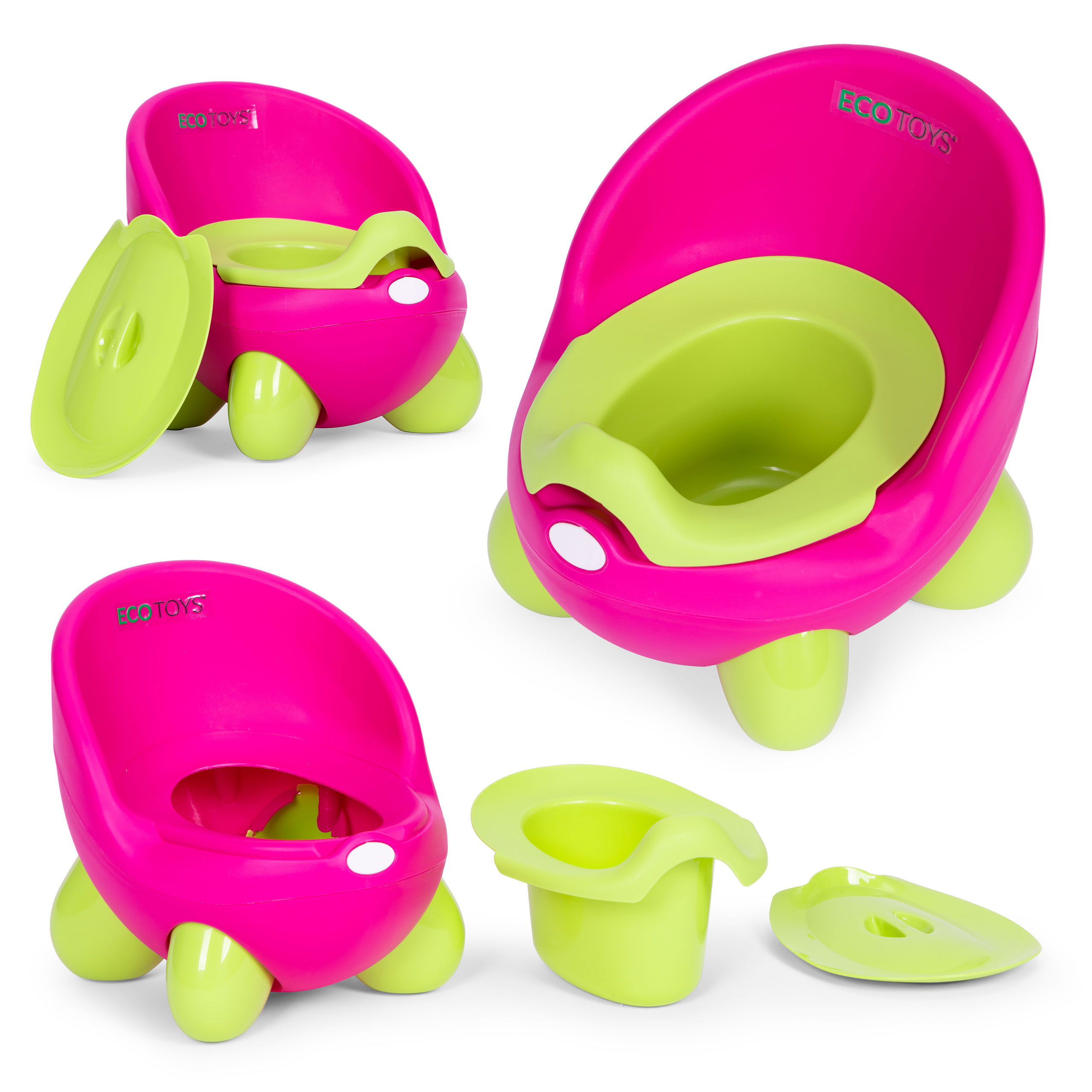 Naktipuodis, neslystantis, rožinis - ECOTOYS