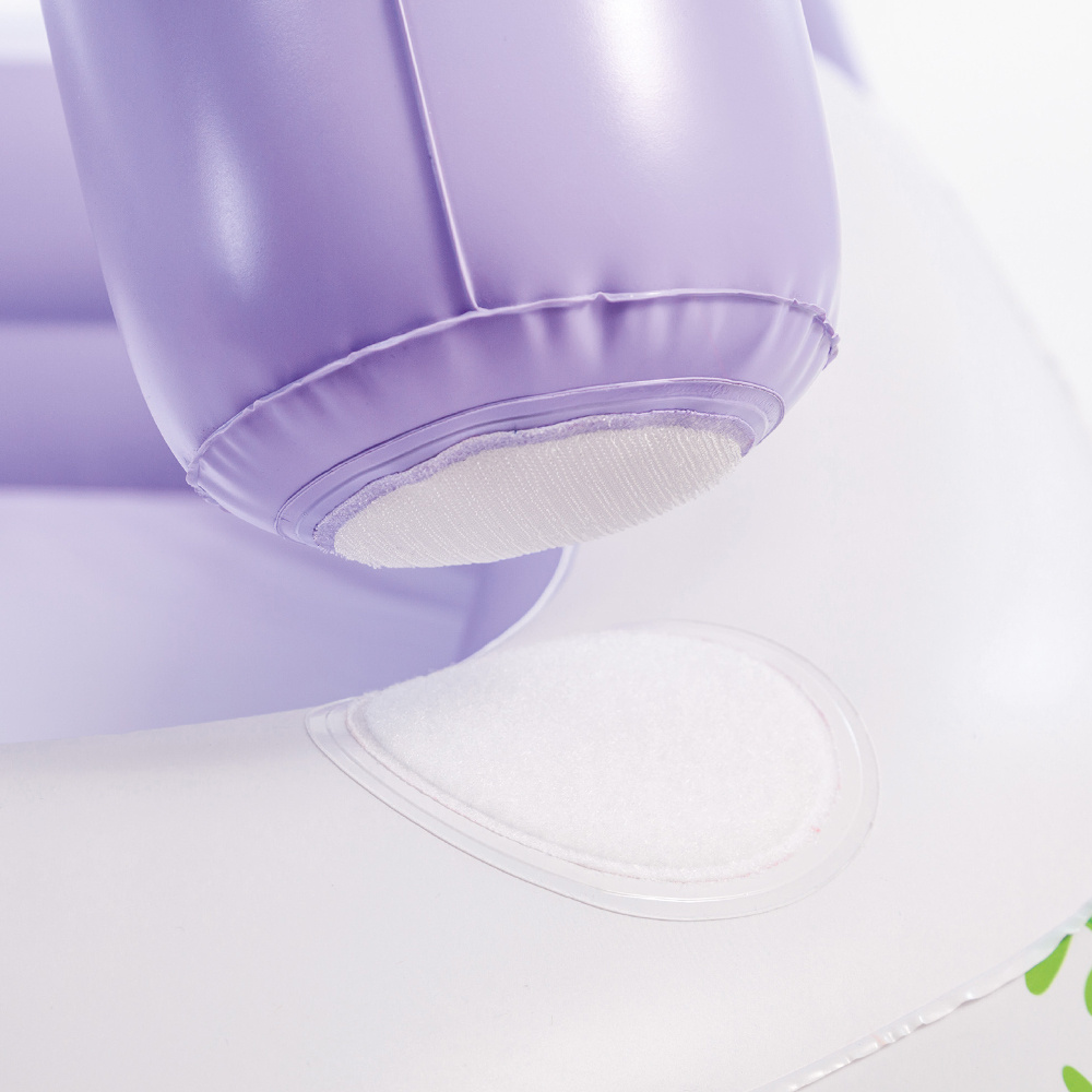 Pripučiamas vaikų baseinas su stogeliu intex 57470-dino, violetinis