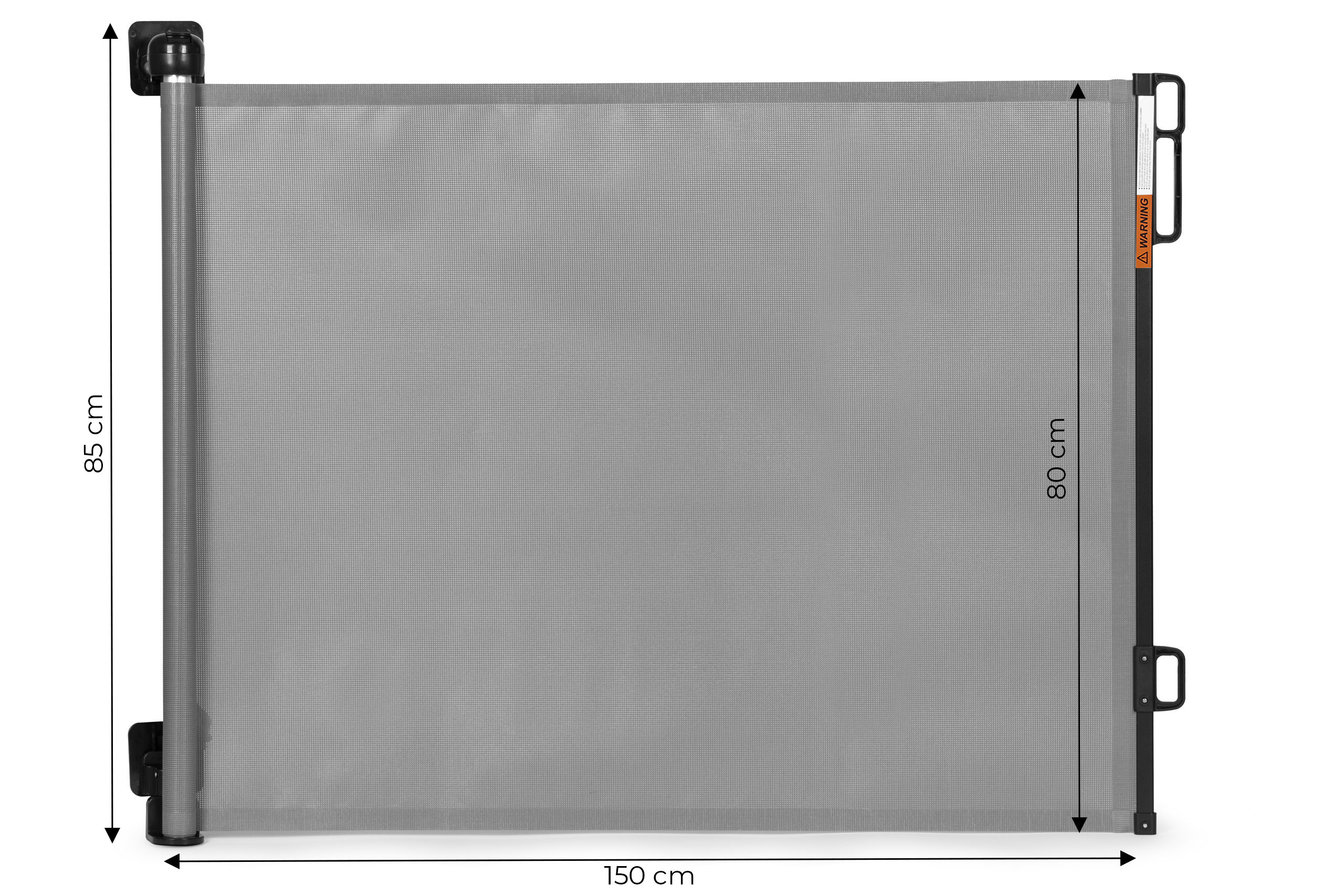 Apsauginė tvorelė, 150 cm, pilka, ECOTOYS