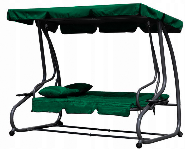 ModernHome sodo sūpynė-sofa, žalia, 200 x 120 x 164 cm