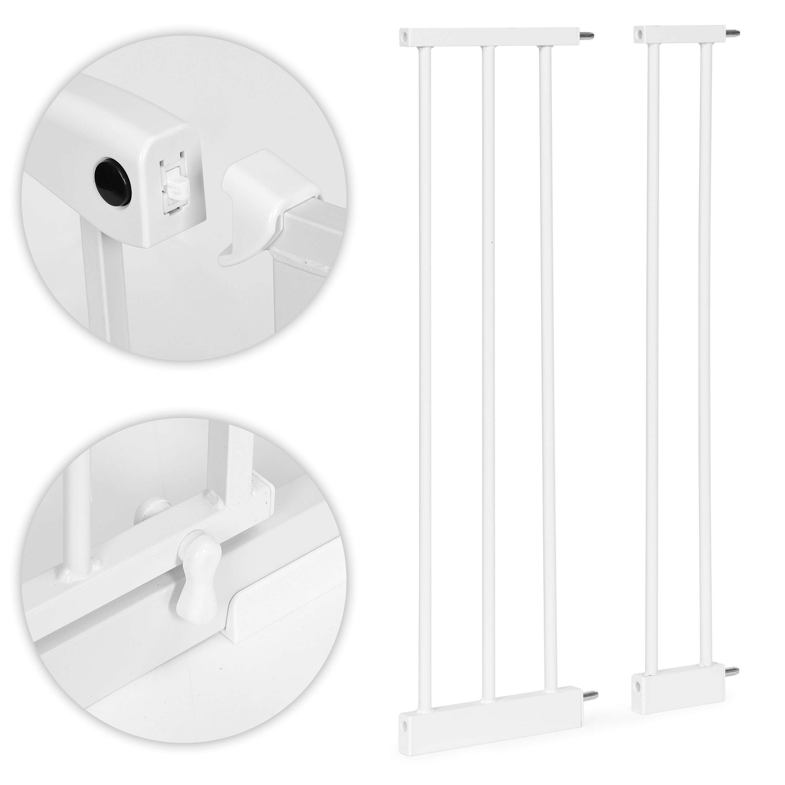 Apsauginė tvorelė, 74-105 cm, balta, ECOTOYS