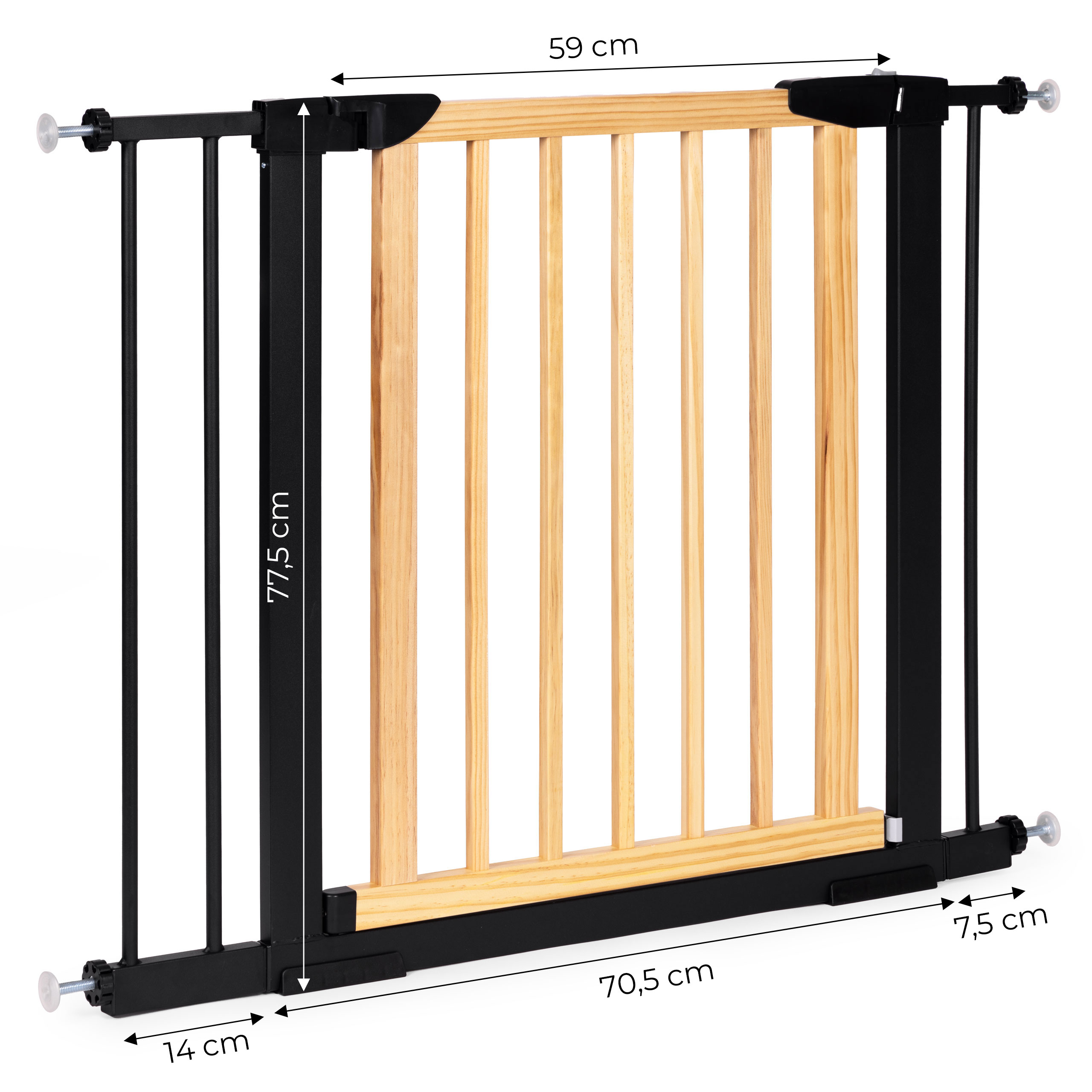 Apsauginiai varteliai, 74-100 cm, laiptams ir durims, ECOTOYS