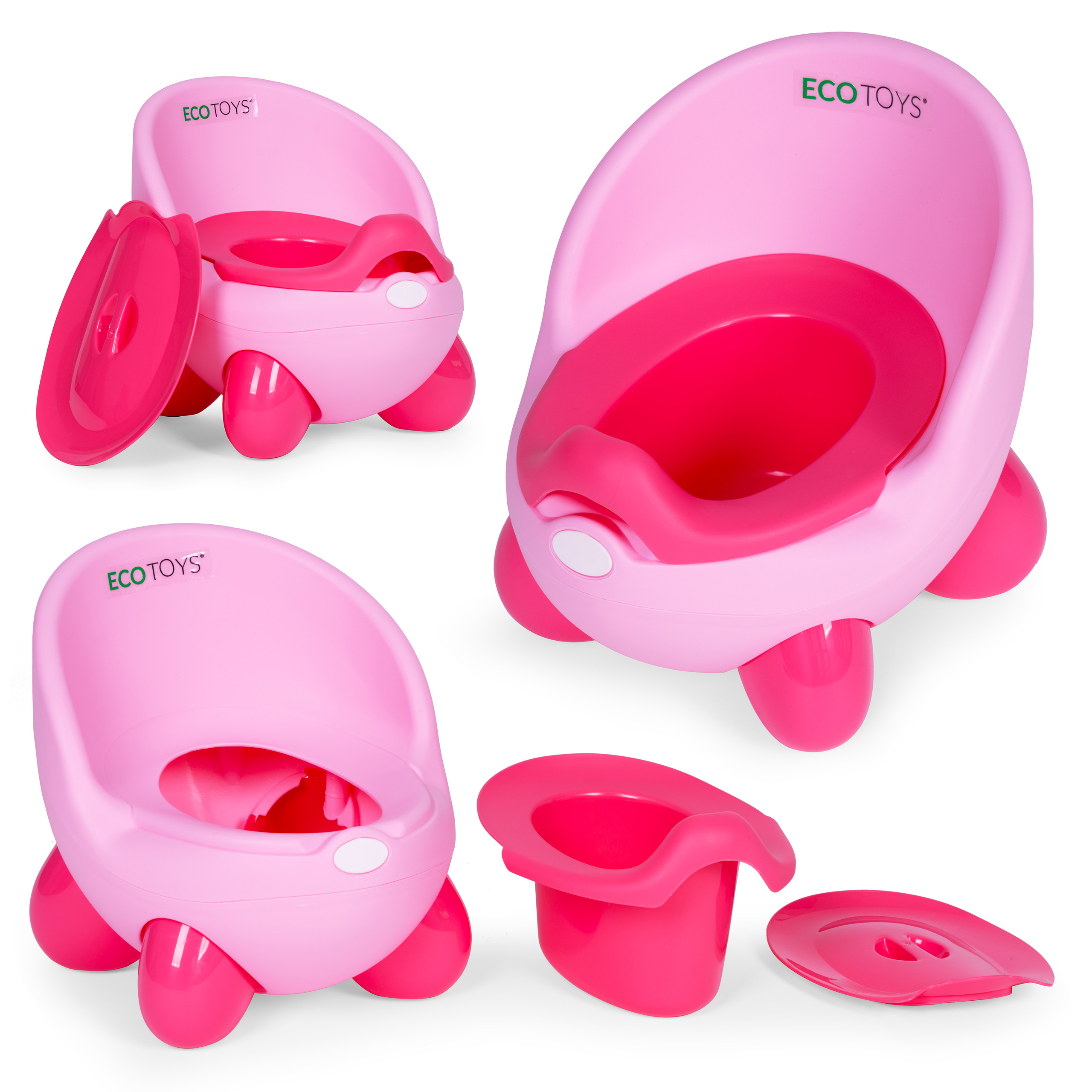 Naktipuodis, neslystantis, rožinis - ECOTOYS