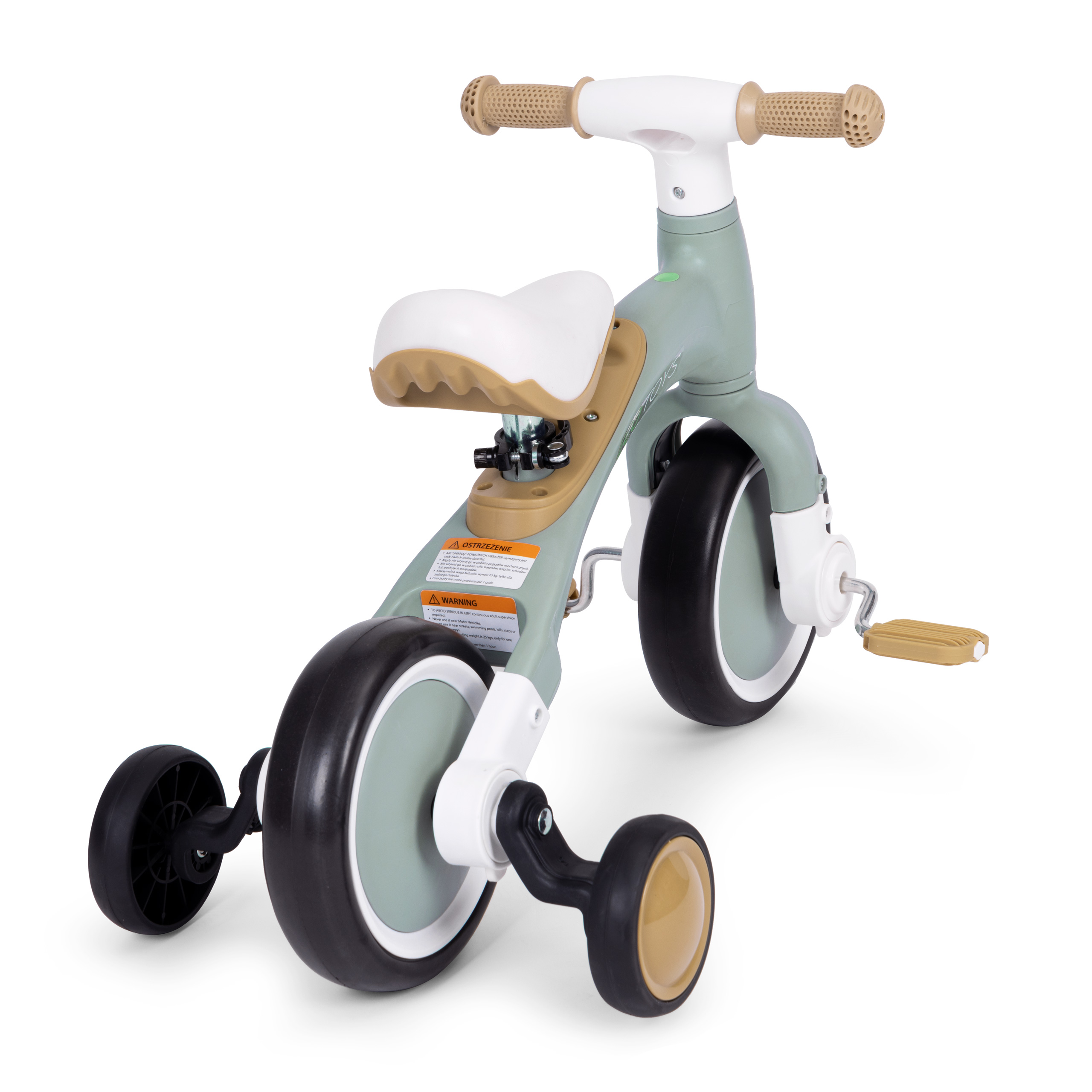 Balansinis dviratukas žalias - ECOTOYS