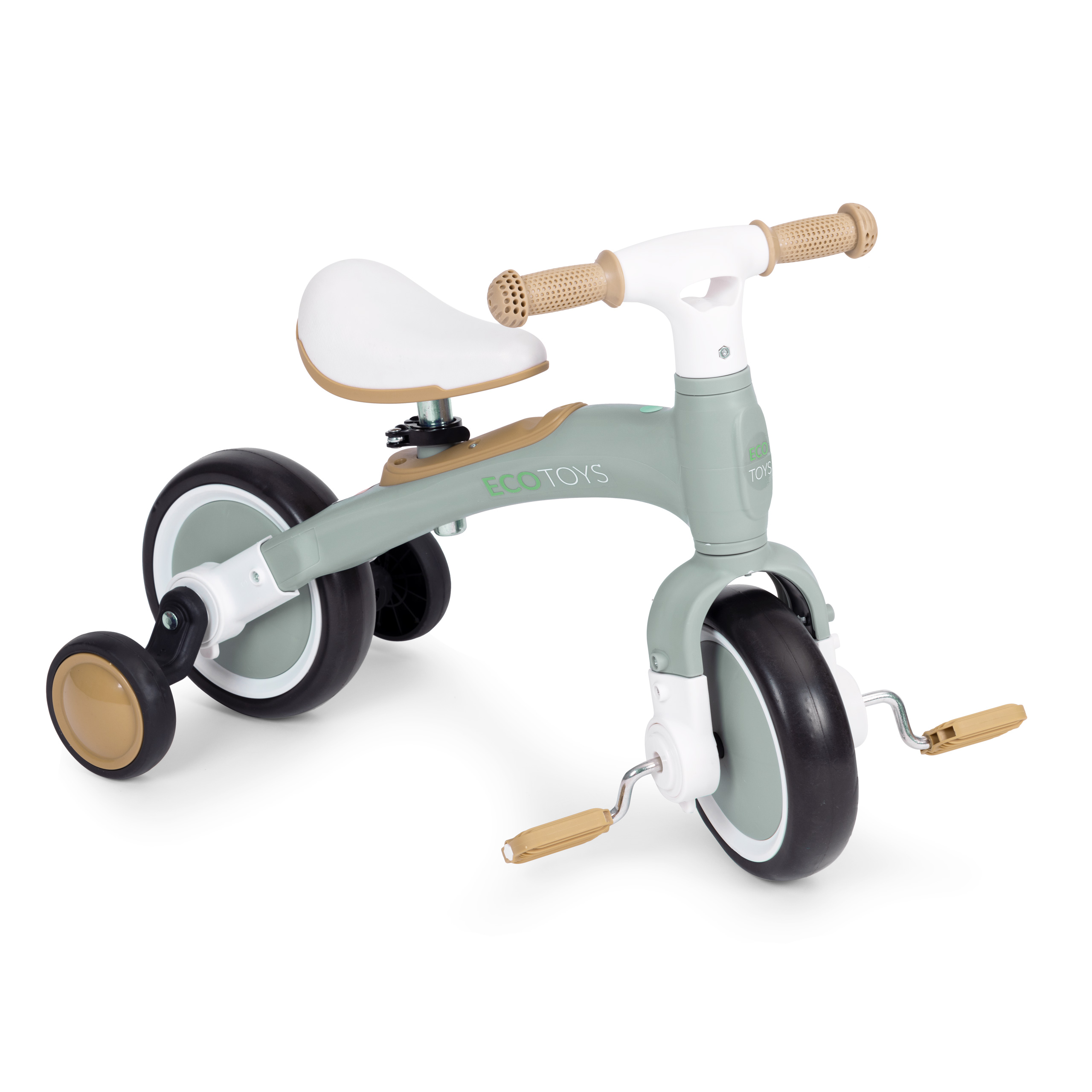 Balansinis dviratukas žalias - ECOTOYS