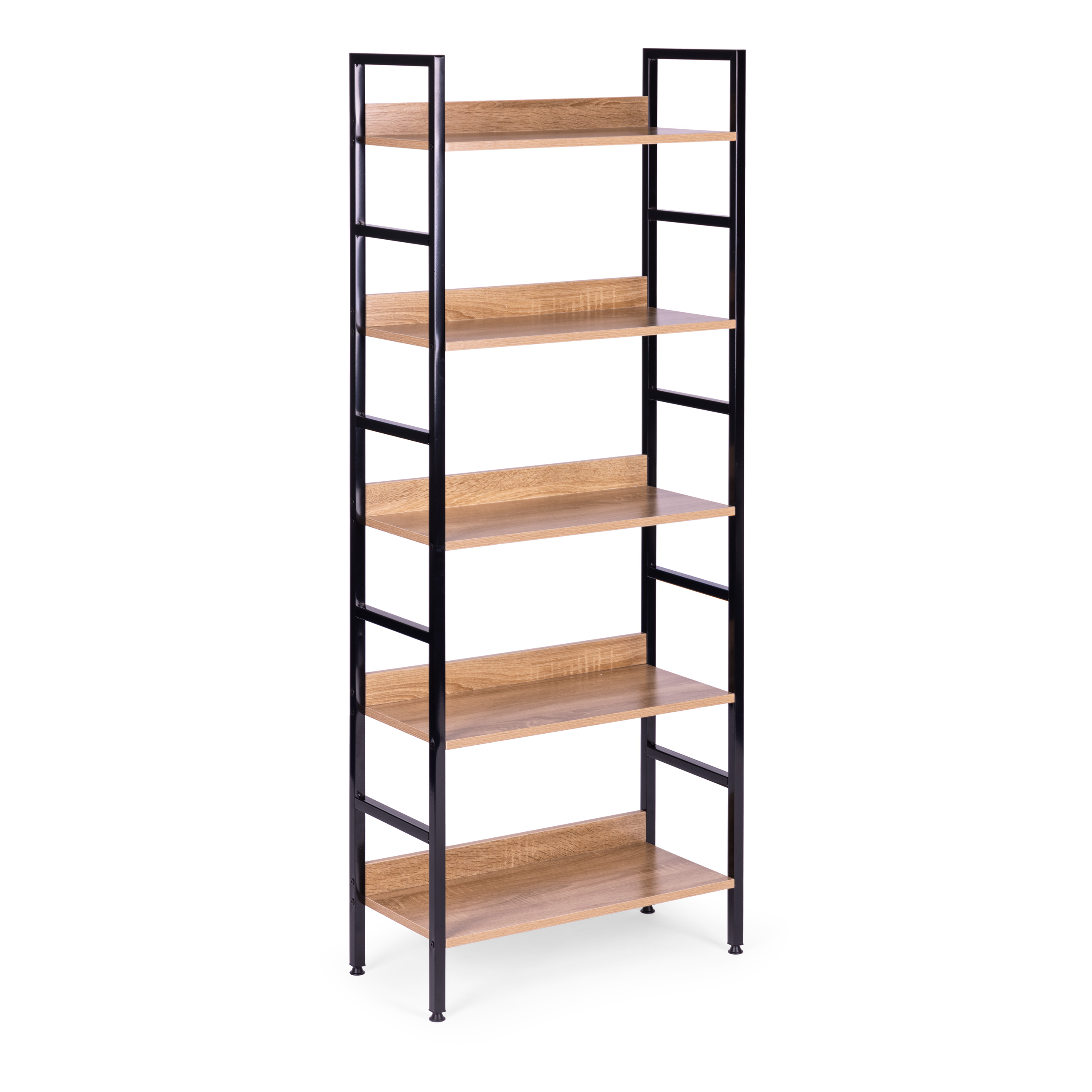 Modernhome loftinio stiliaus lentyna su 5 lentynomis, 160 cm aukščio