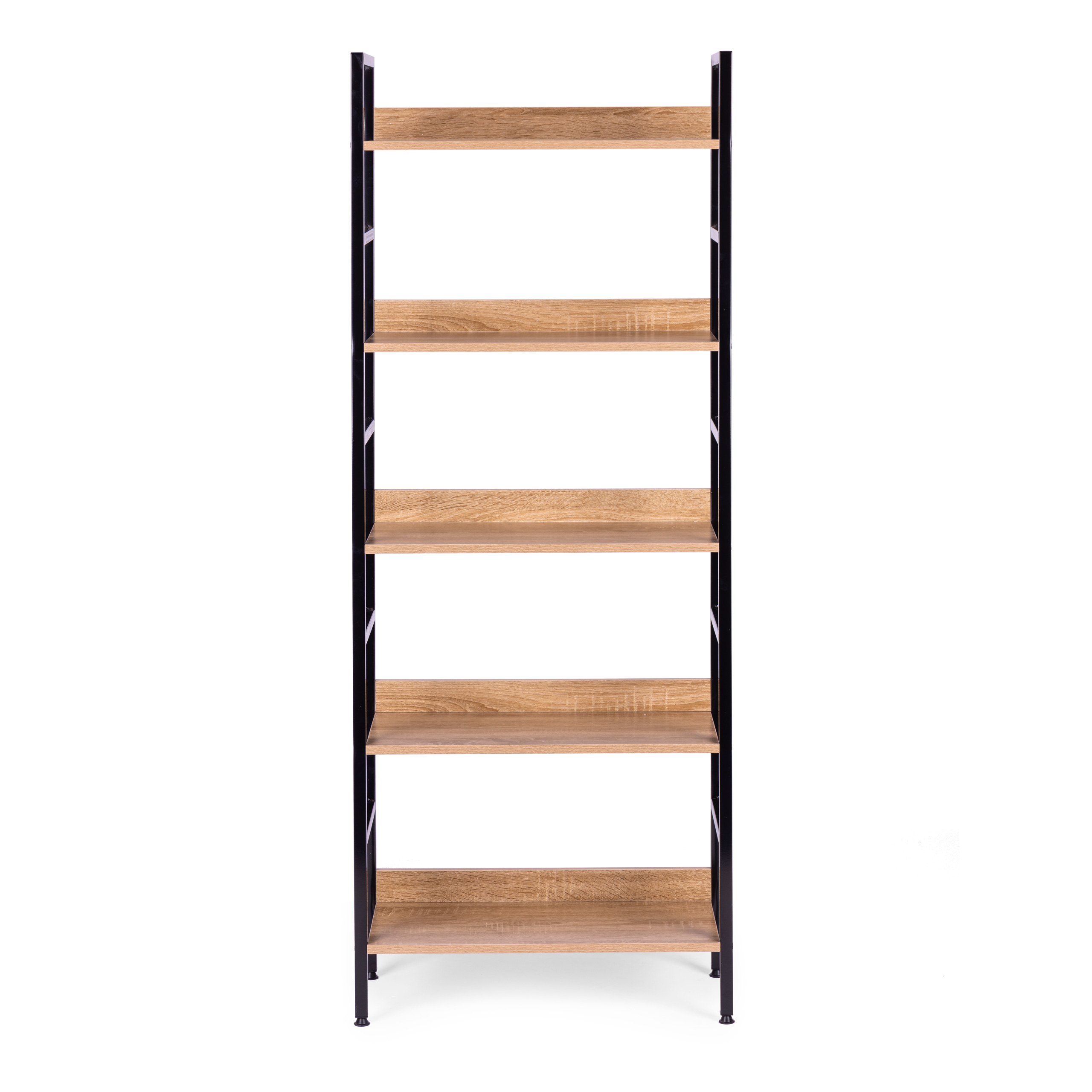 Modernhome loftinio stiliaus lentyna su 5 lentynomis, 160 cm aukščio