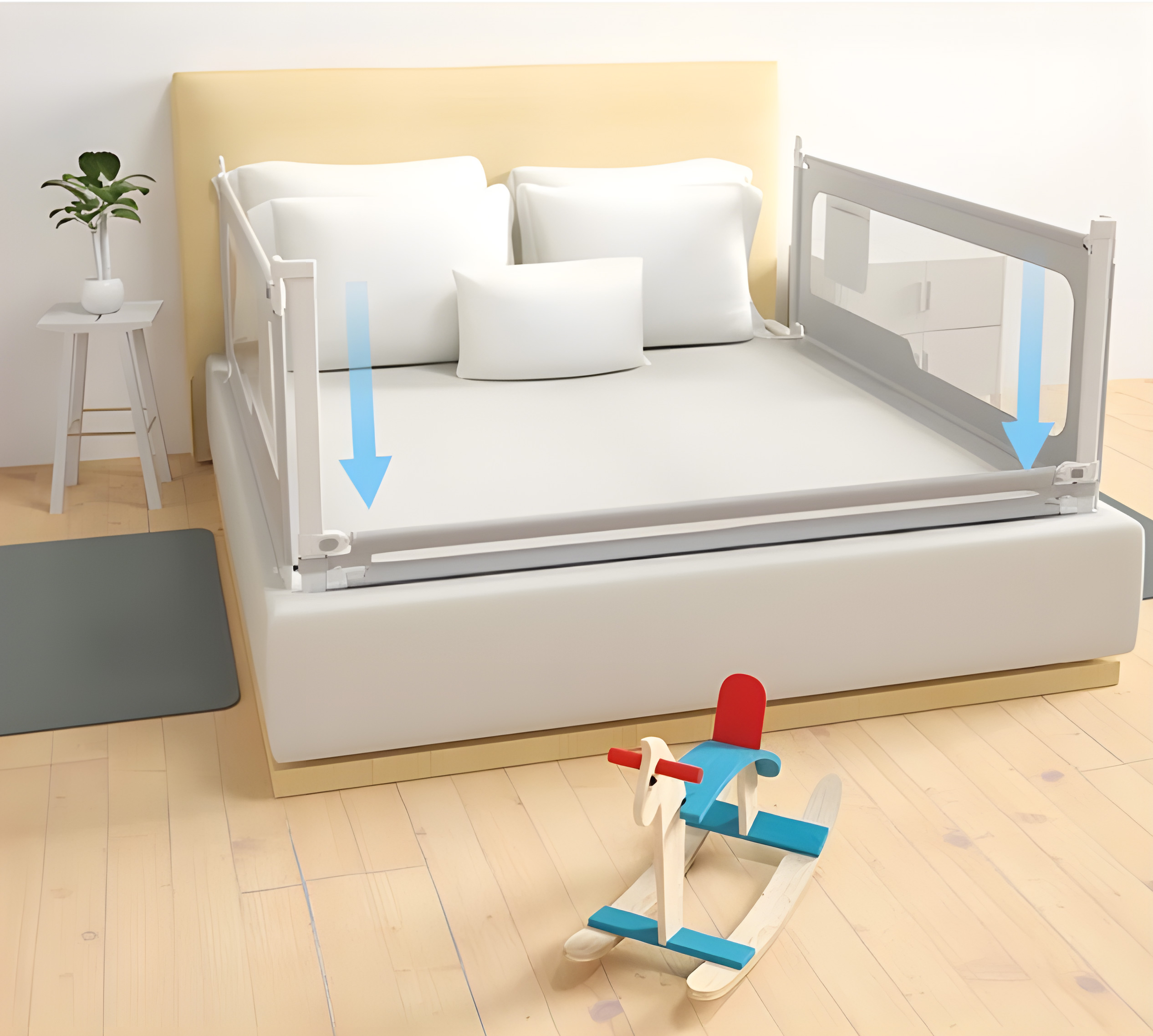Lovos apsauginė sienelė, 150 cm, ECOTOYS
