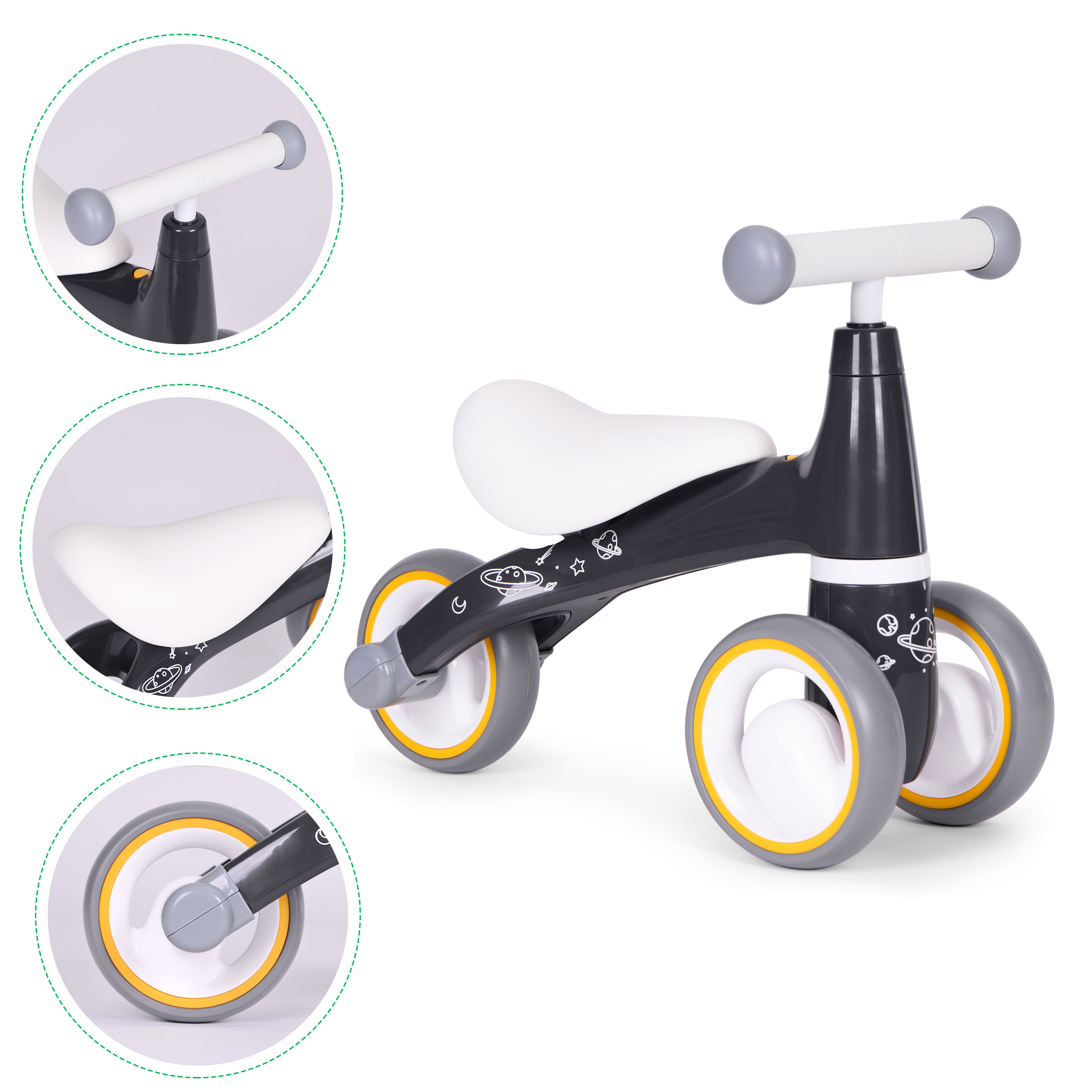 ECOTOYS BALANSINIS DVIPUSIS DVIRATUKAS